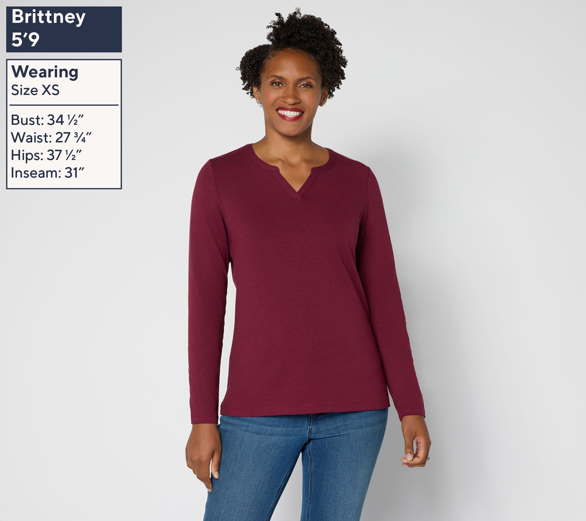 Denim & Co. Essentials So Soft Jersey 3-Pack Long Sleeve Tops