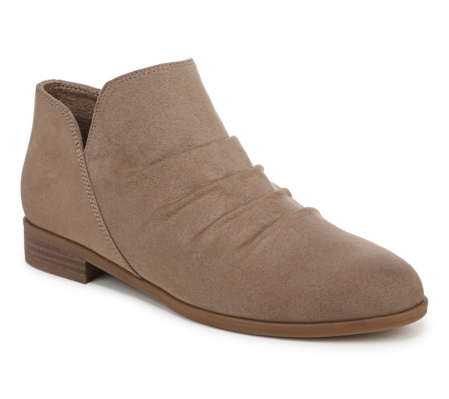 Dr. Scholl's Low Profile Ruched Ankle Boots- Ra e