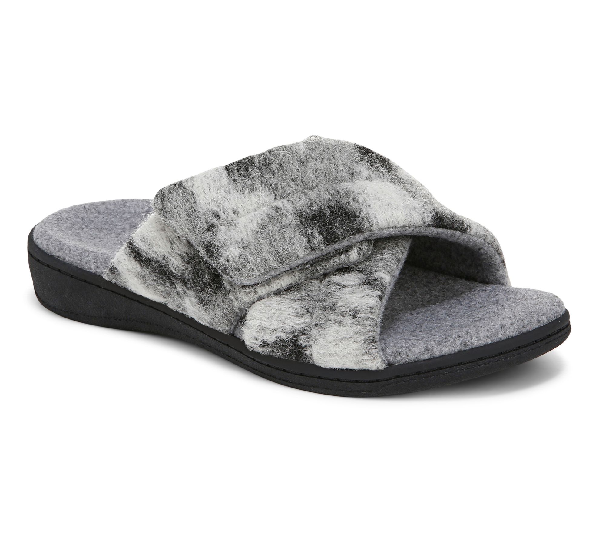 Vionic Printed Cozy Slide Slippers Relax II