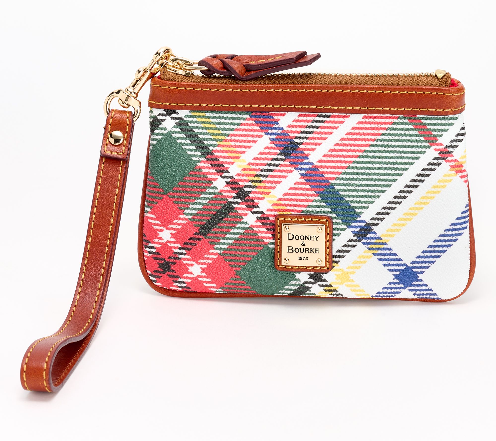 Dooney & Bourke Novelty Coated Cotton Coin Pouch Wristlet