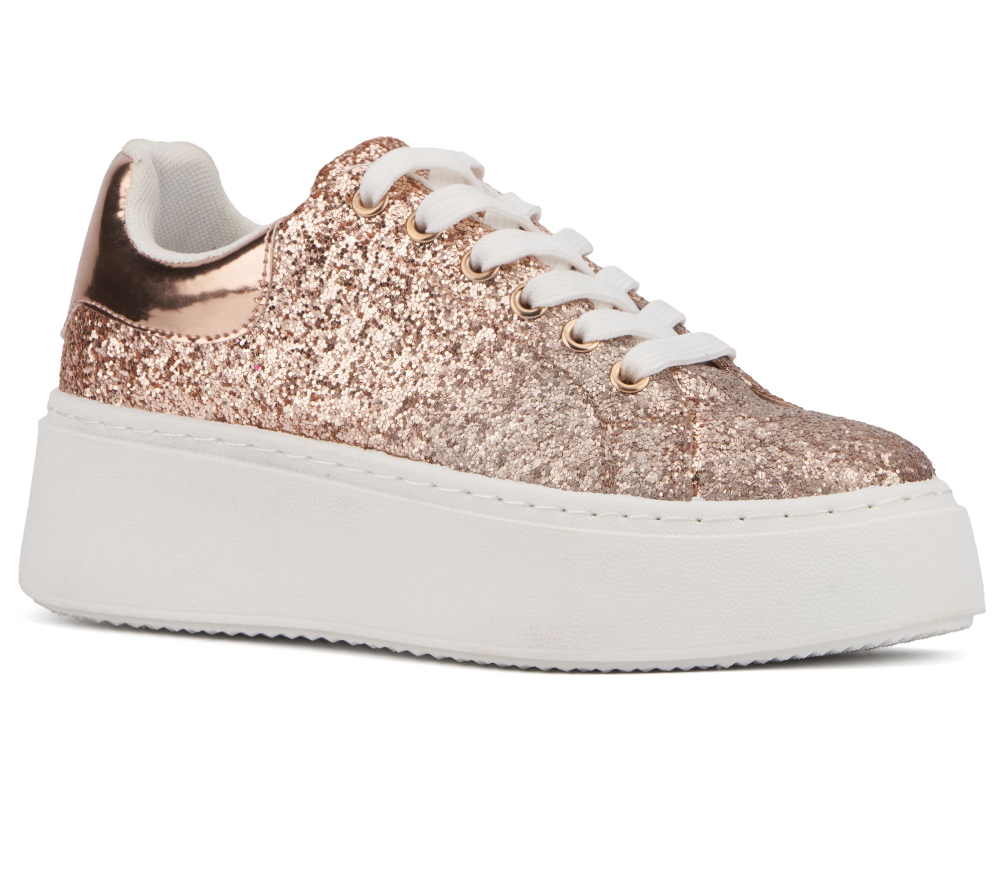 New York & Company Women's Raphaela Low Top Platform Sneakers