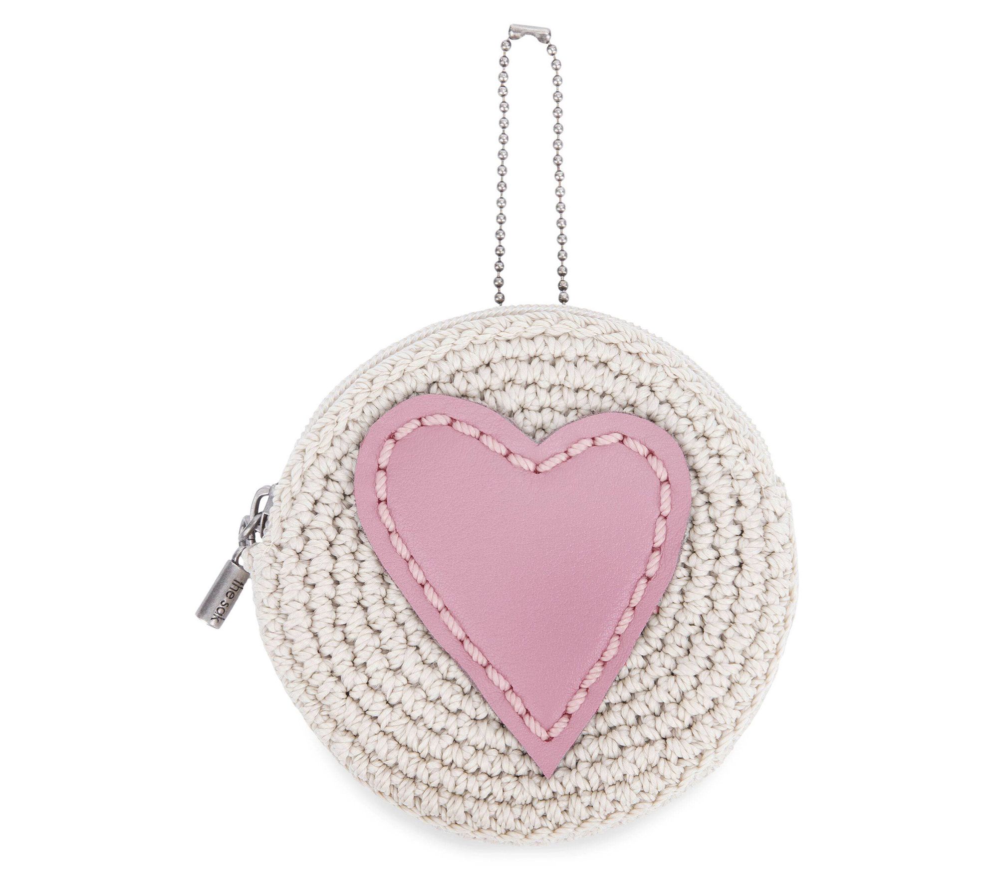 The Sak Circle Crochet Small Coin Pouch Bag Charm