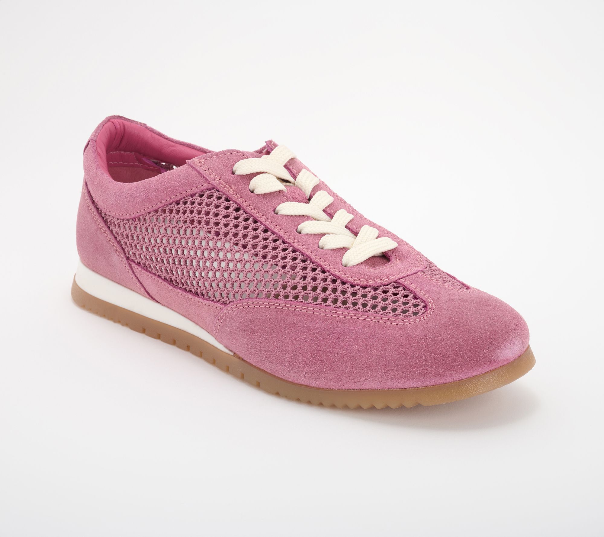 Seychelles Leather Perforated Lace Up Sneaker -Naples - QVC.com