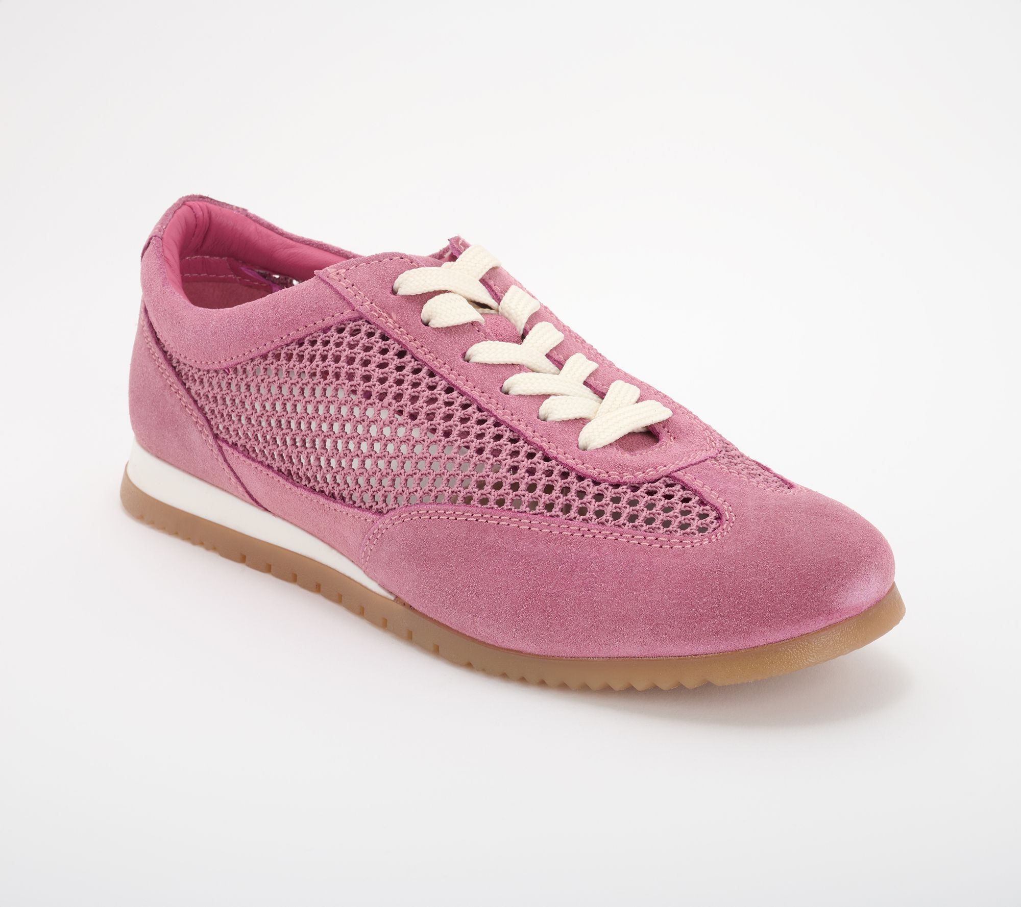 Seychelles Leather Perforated Lace Up Sneaker -Naples
