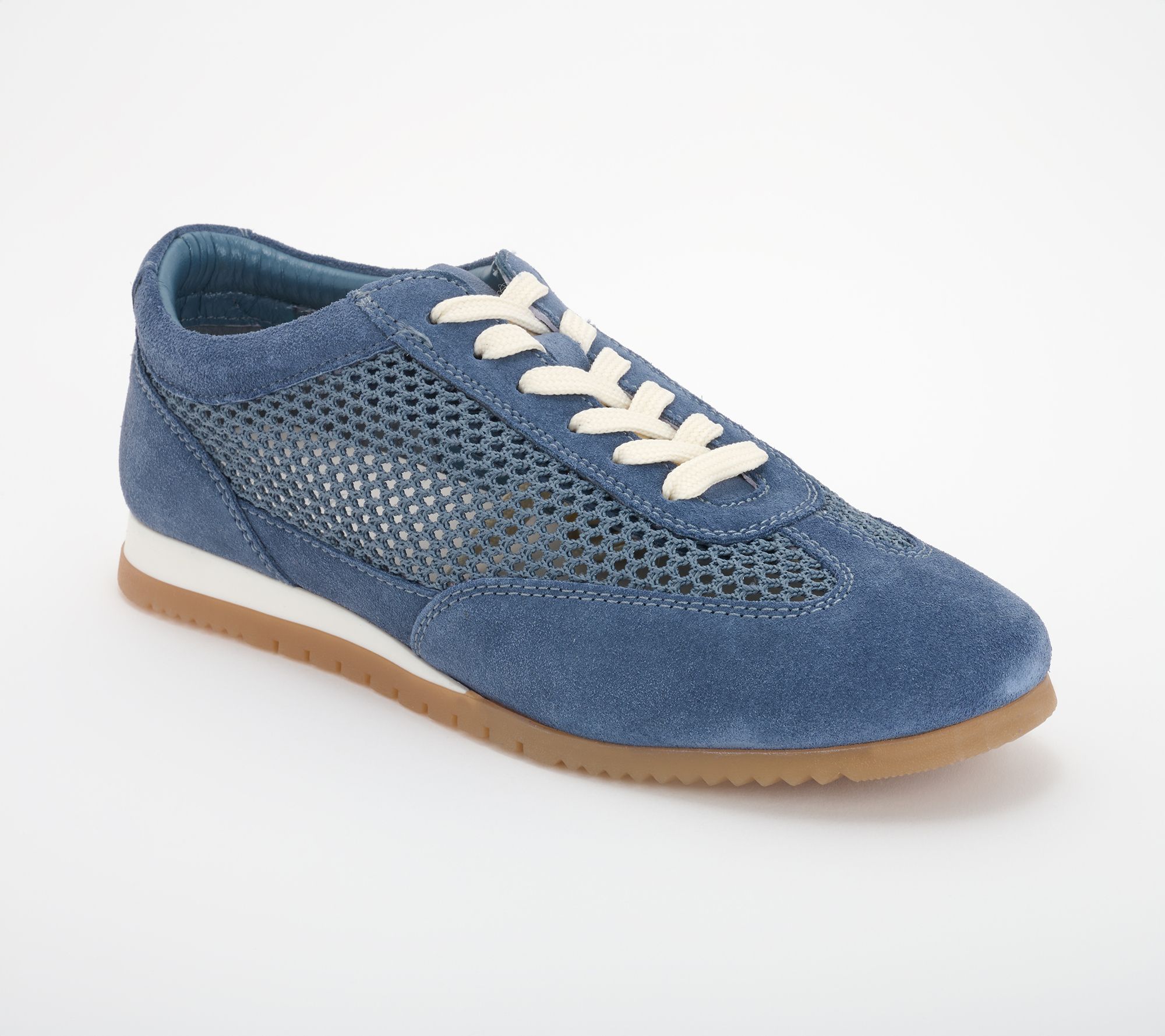 Seychelles Leather Perforated Lace Up Sneaker -Naples