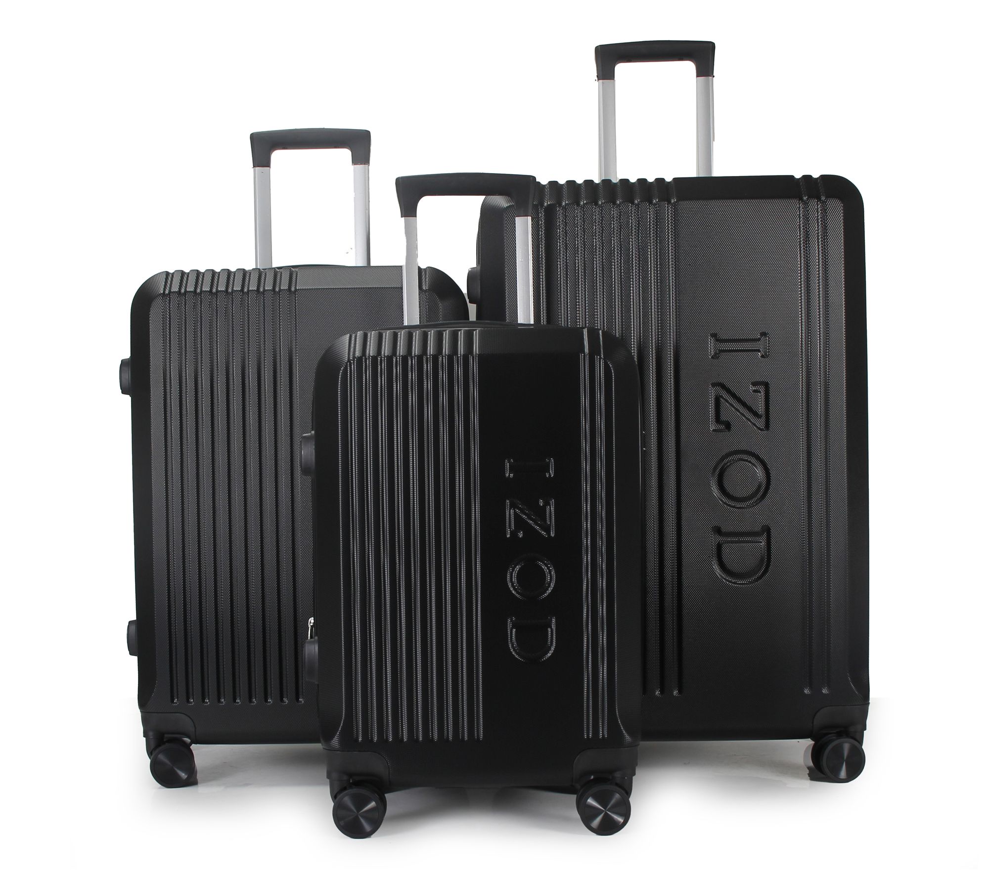 IZOD Zane Expandable ABS 3-Piece Luggage Set - 20/24/28"