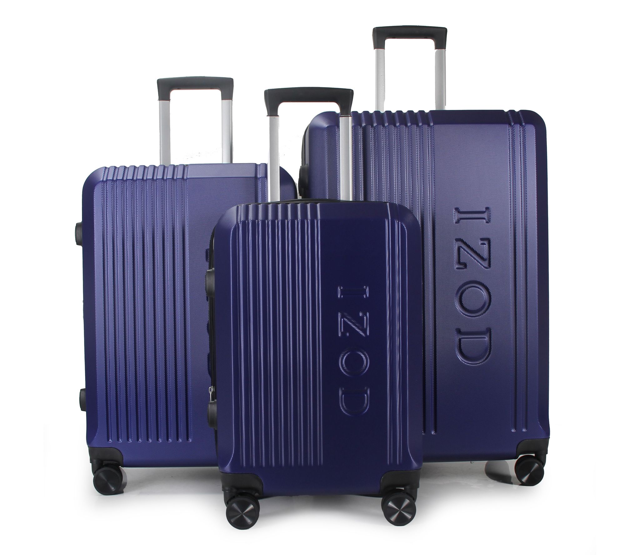 IZOD Zane Expandable ABS 3-Piece Luggage Set -20/24/28"