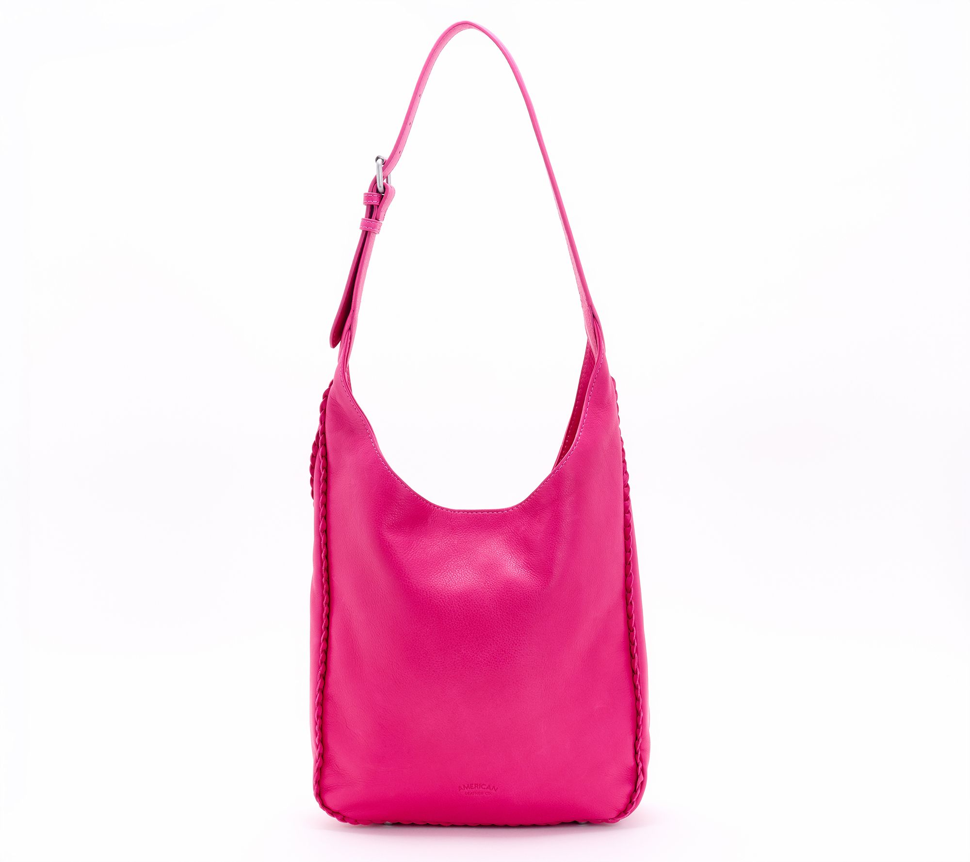 ☆EMIS☆ NEW LEATHER HOBO BAGLIGHT PINK m1037_1334368 NEW LEATHER HOBO BAG-LIGHT PINK - EMIS