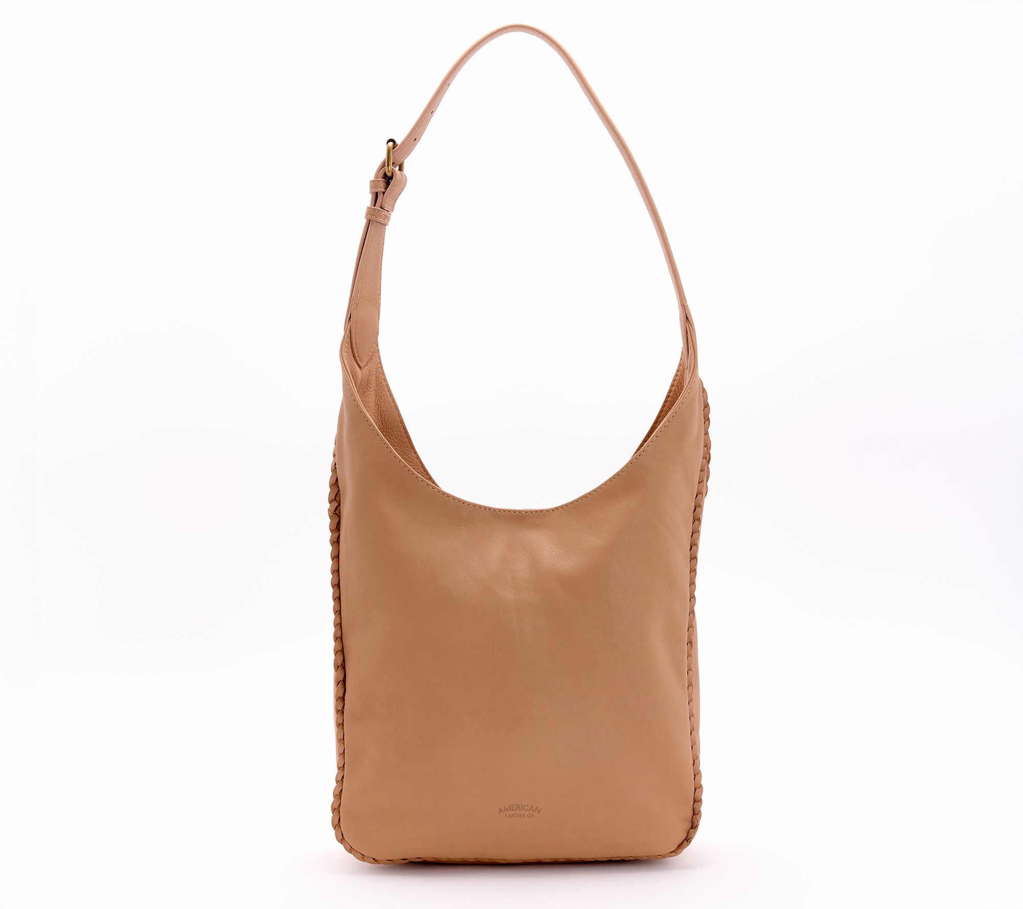 American Leather Co. Bloom Leather Adjustable Hobo Bag