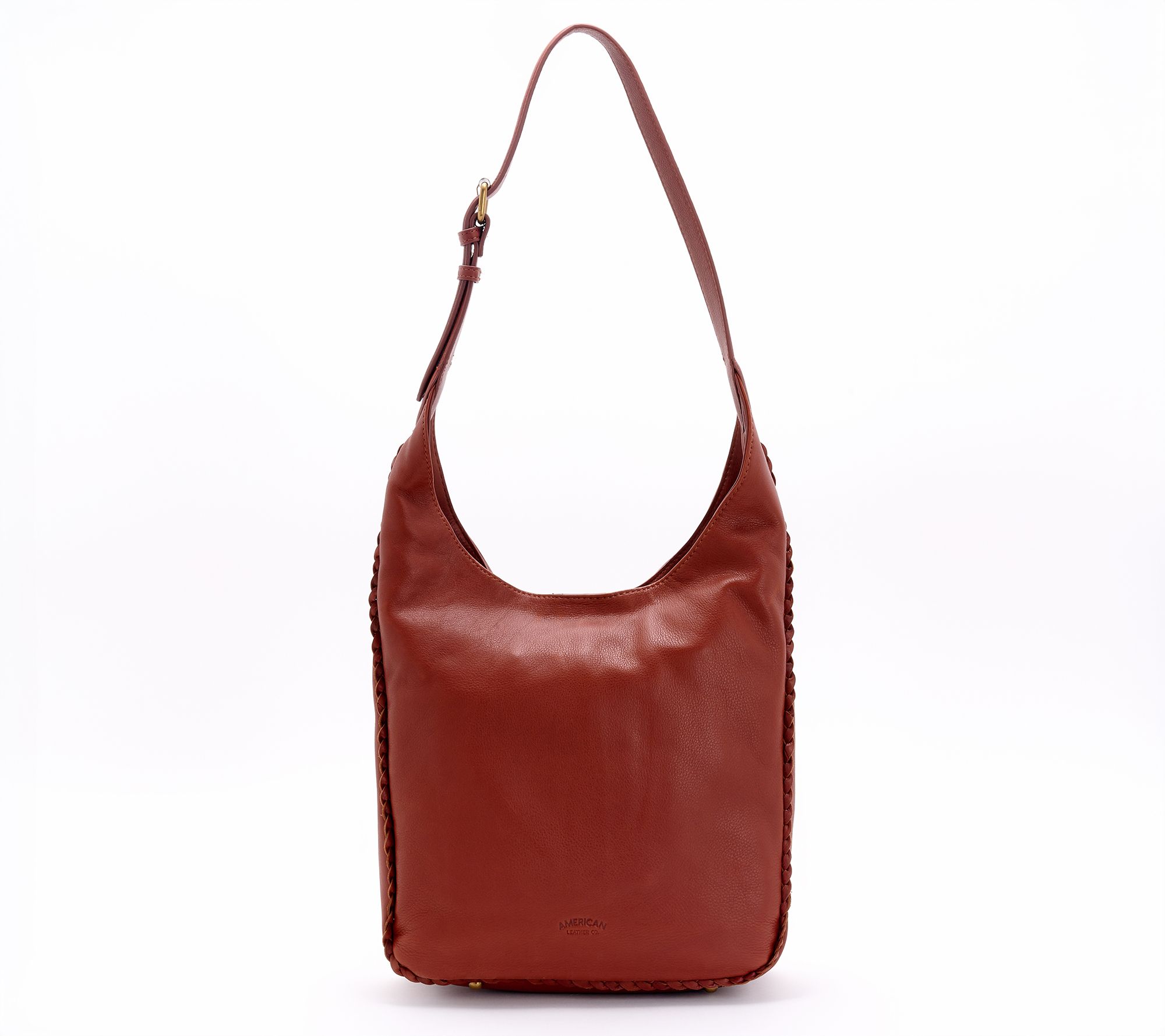 American Leather Co. Bloom Leather Adjustable Hobo Bag