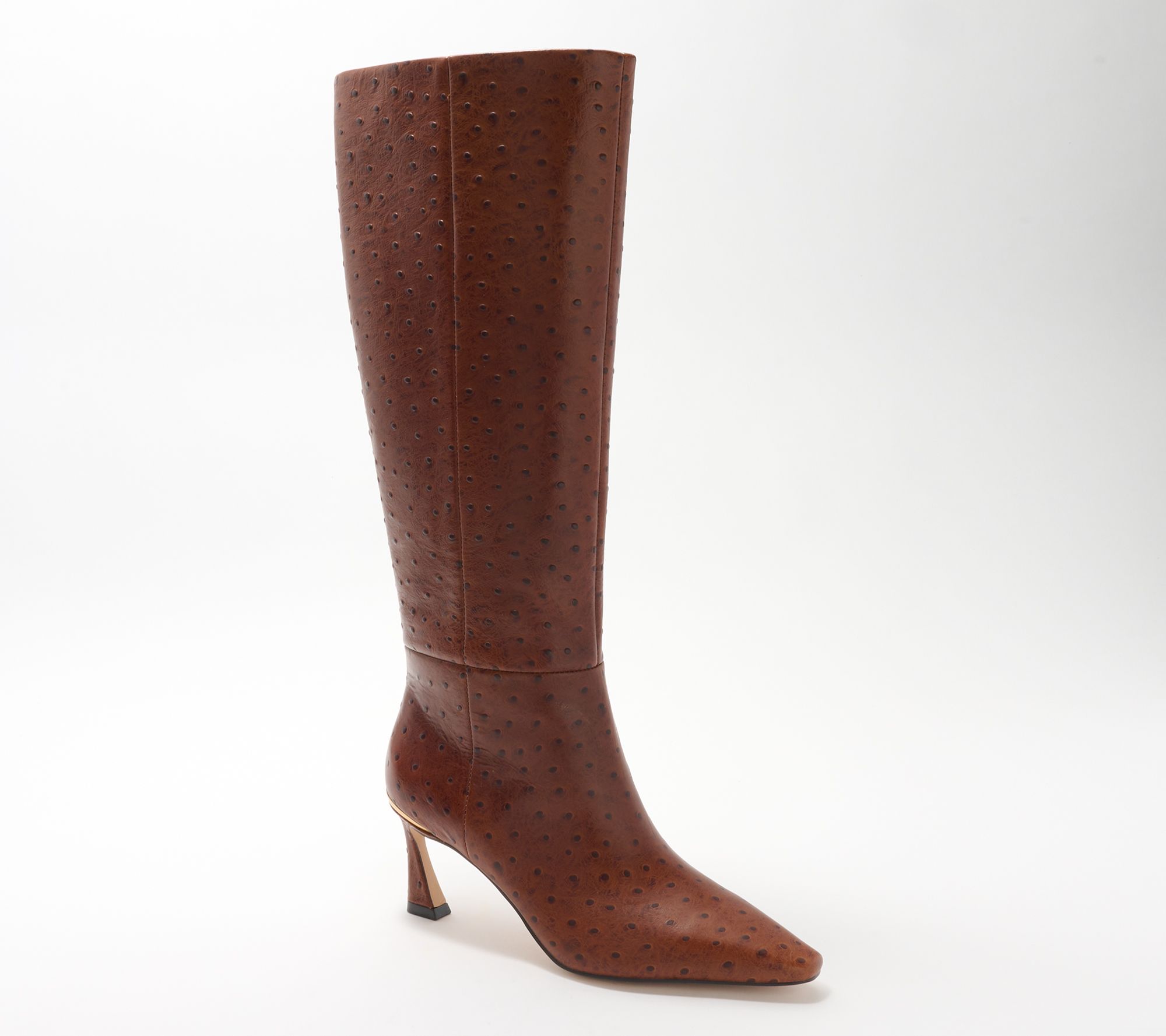 "As Is" Vince Camuto Medium Leather Knee Boot Sutton