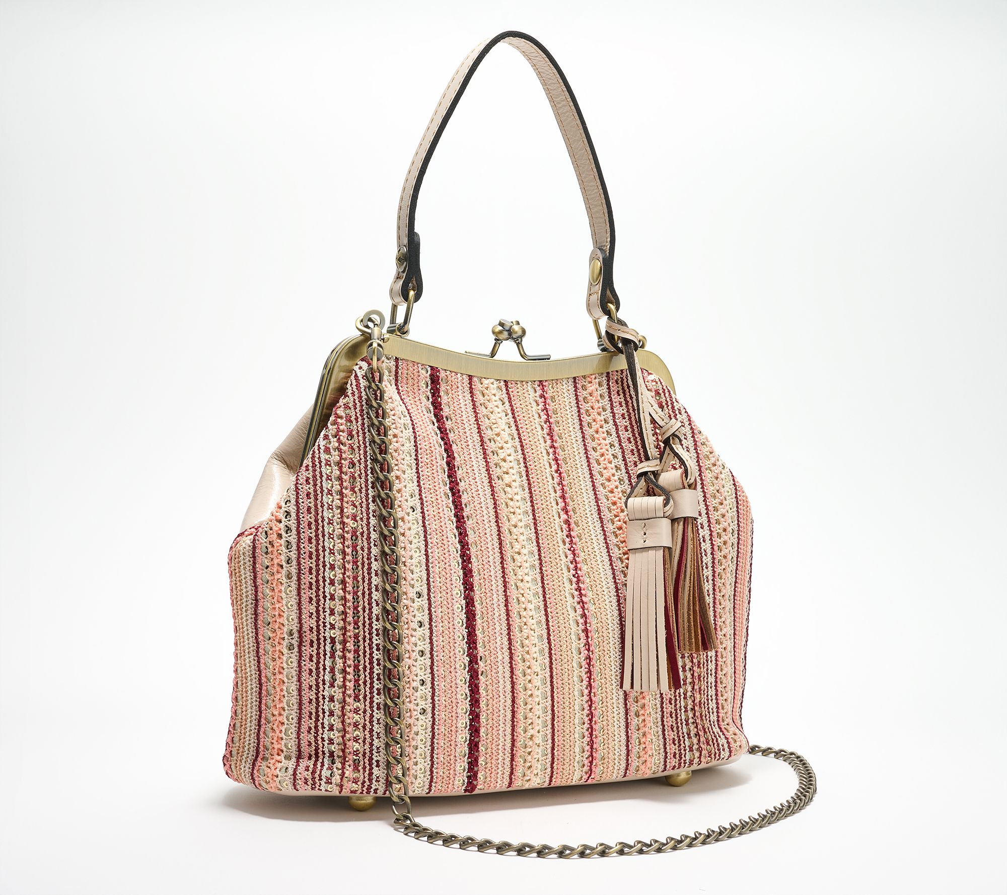Patricai Nash Sequin Crochet Laureana Frame Crossbody