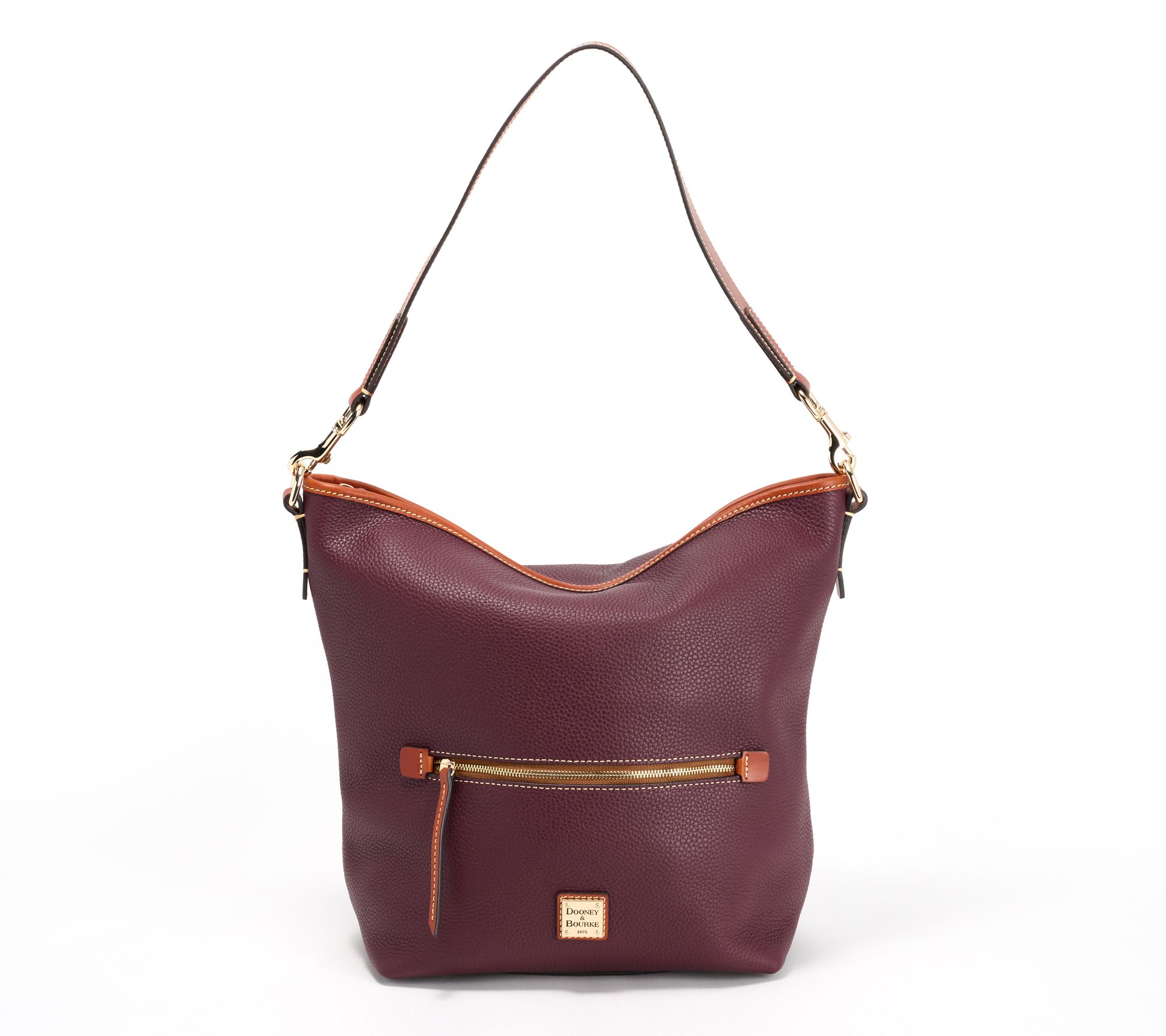 "As Is" Dooney & Bourke Pebble Leather Hobo Sac Shoulder Bag