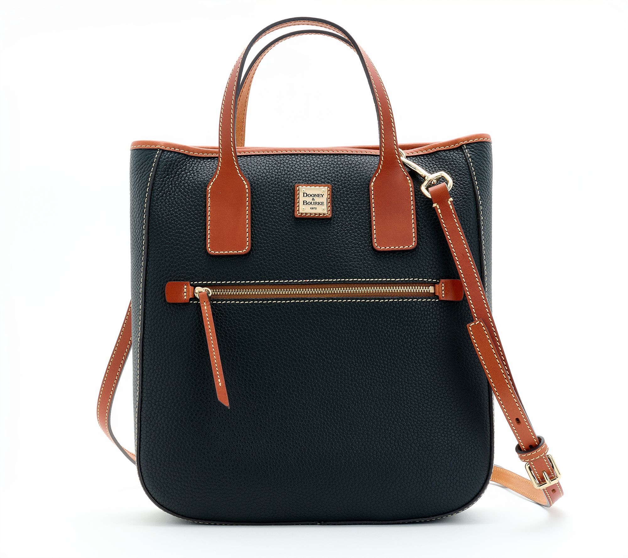 Dooney & Bourke Pebble Leather Top Handle Tote