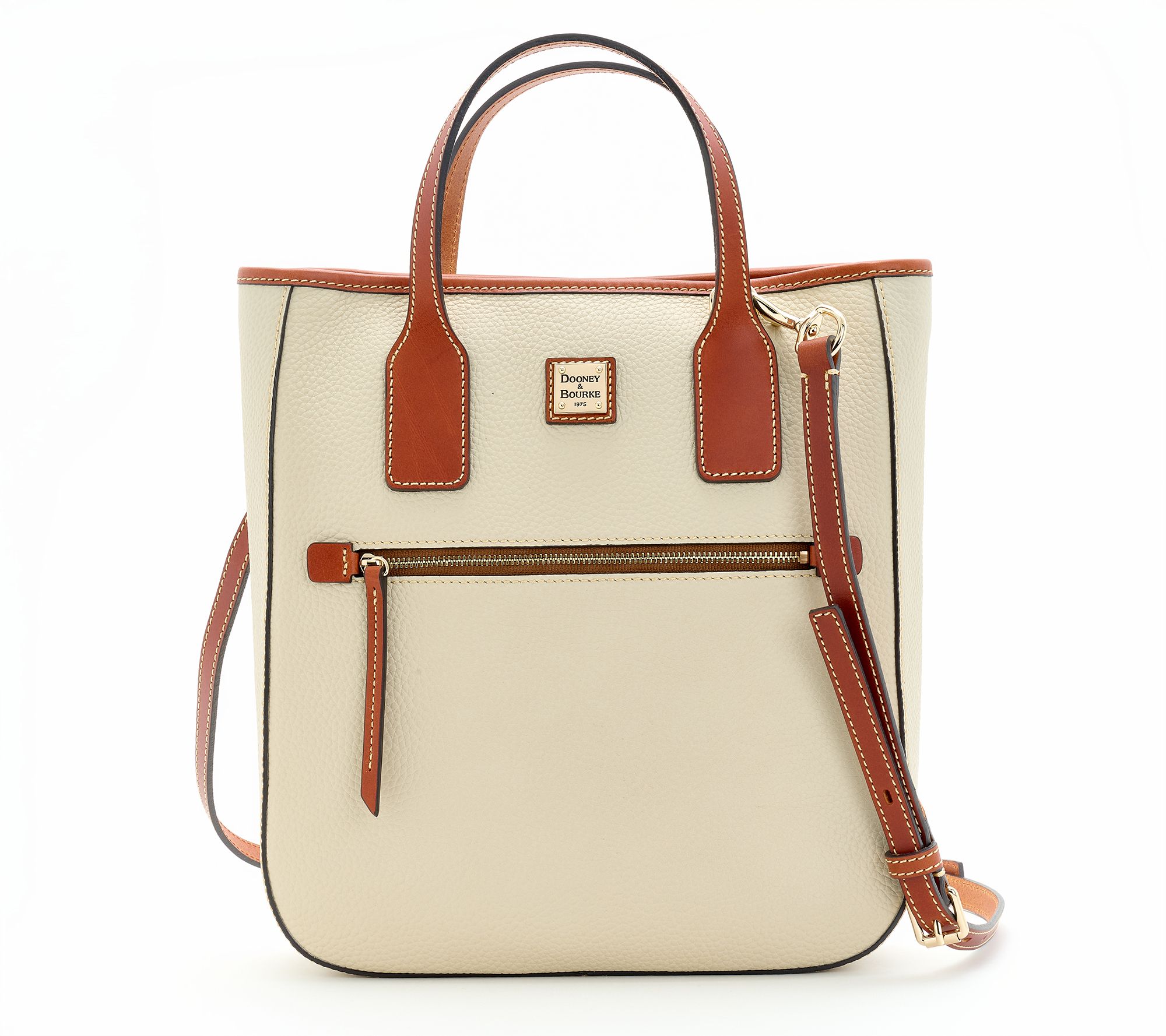 Dooney & Bourke Pebble Leather Top Handle Tote
