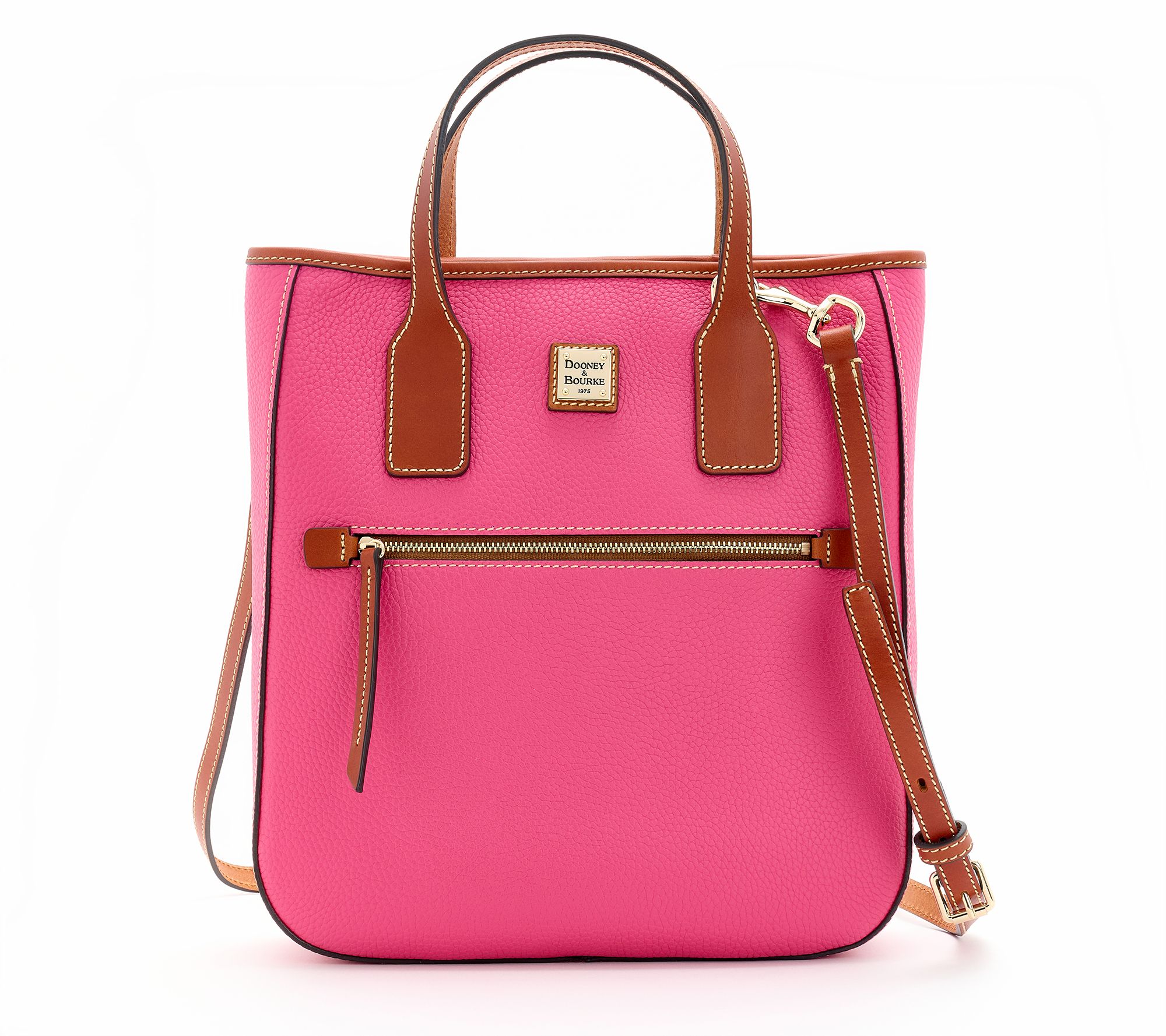 Dooney & Bourke Pebble Leather Top Handle Tote