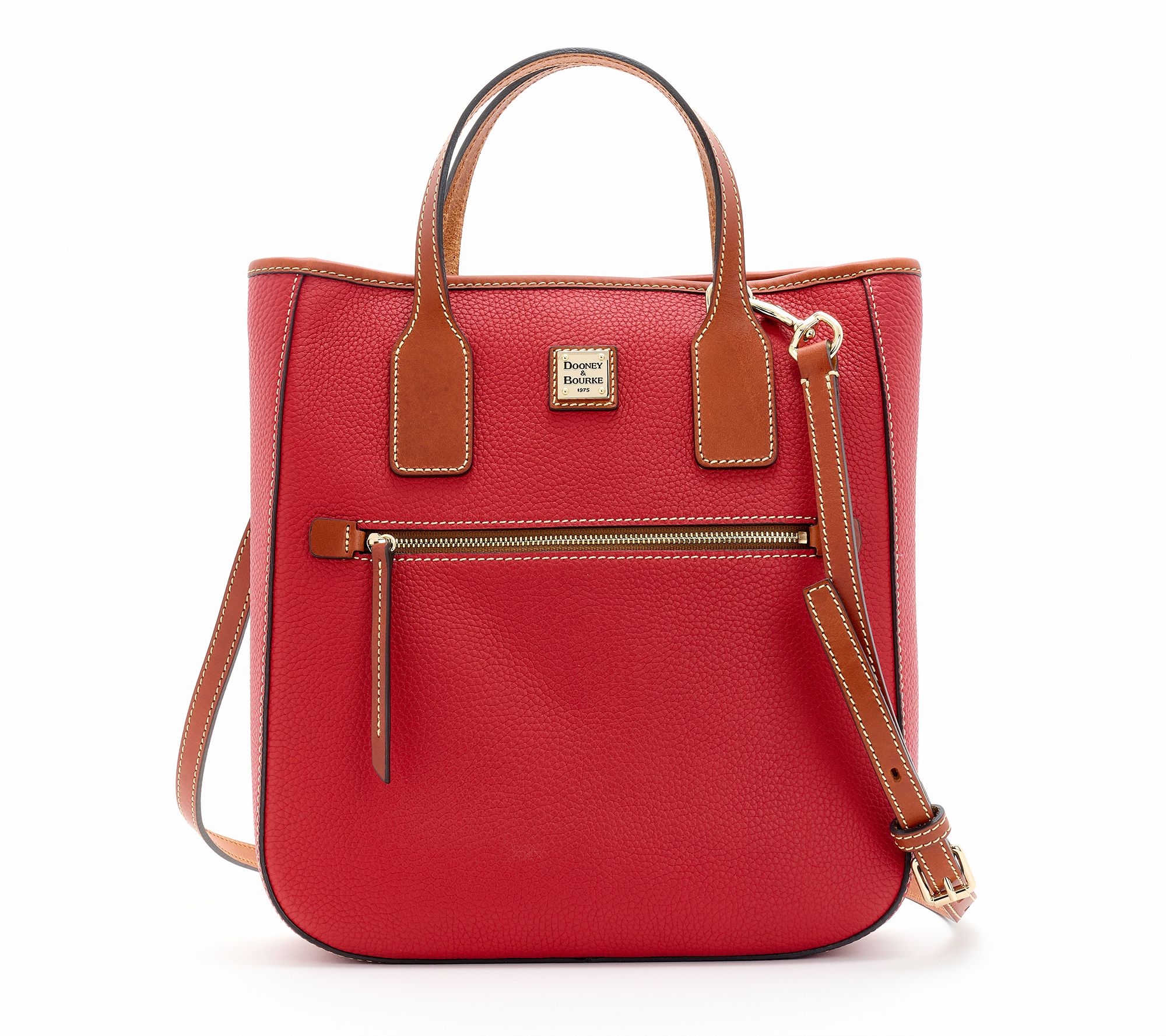 Dooney & Bourke Pebble Leather Top Handle Tote