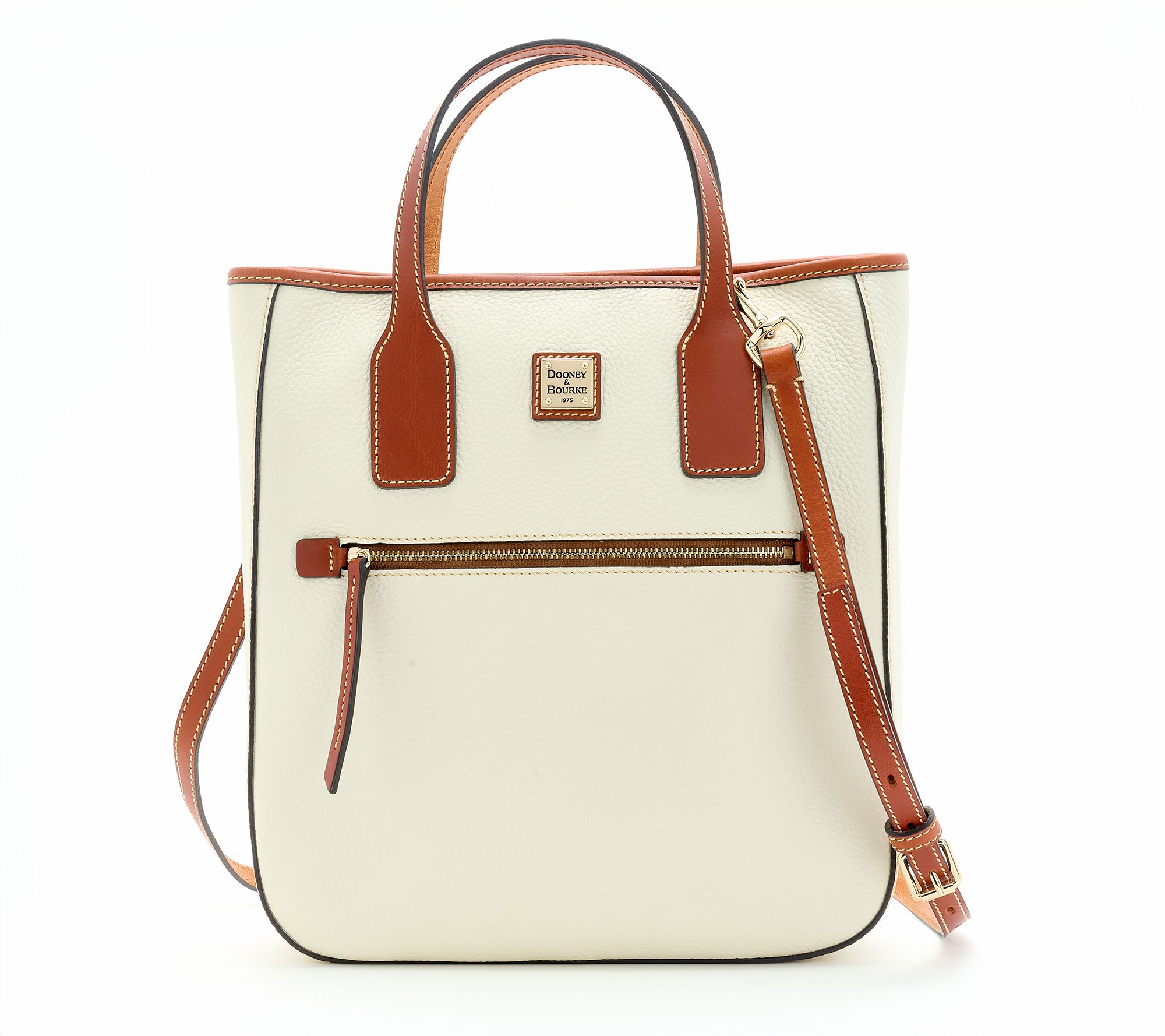 Dooney & Bourke Pebble Leather Top Handle Tote