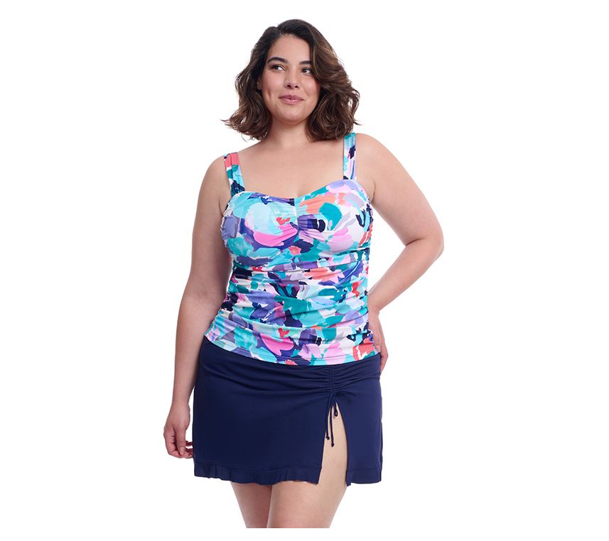 Holi Full Figure Crisscross Tankini