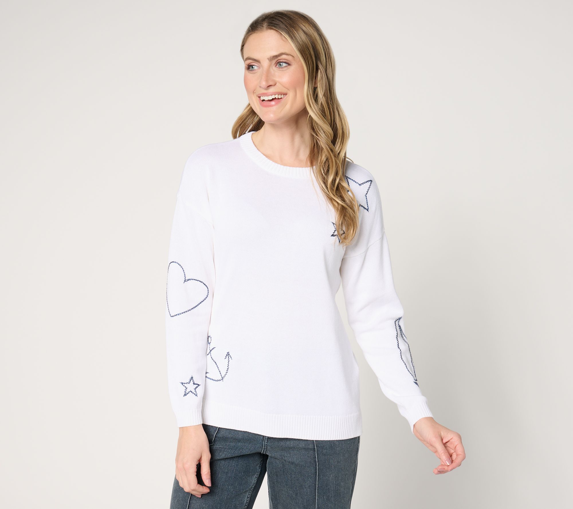 "As Is" Belle by Kim Gravel Drop It Like Its Yacht Sweater