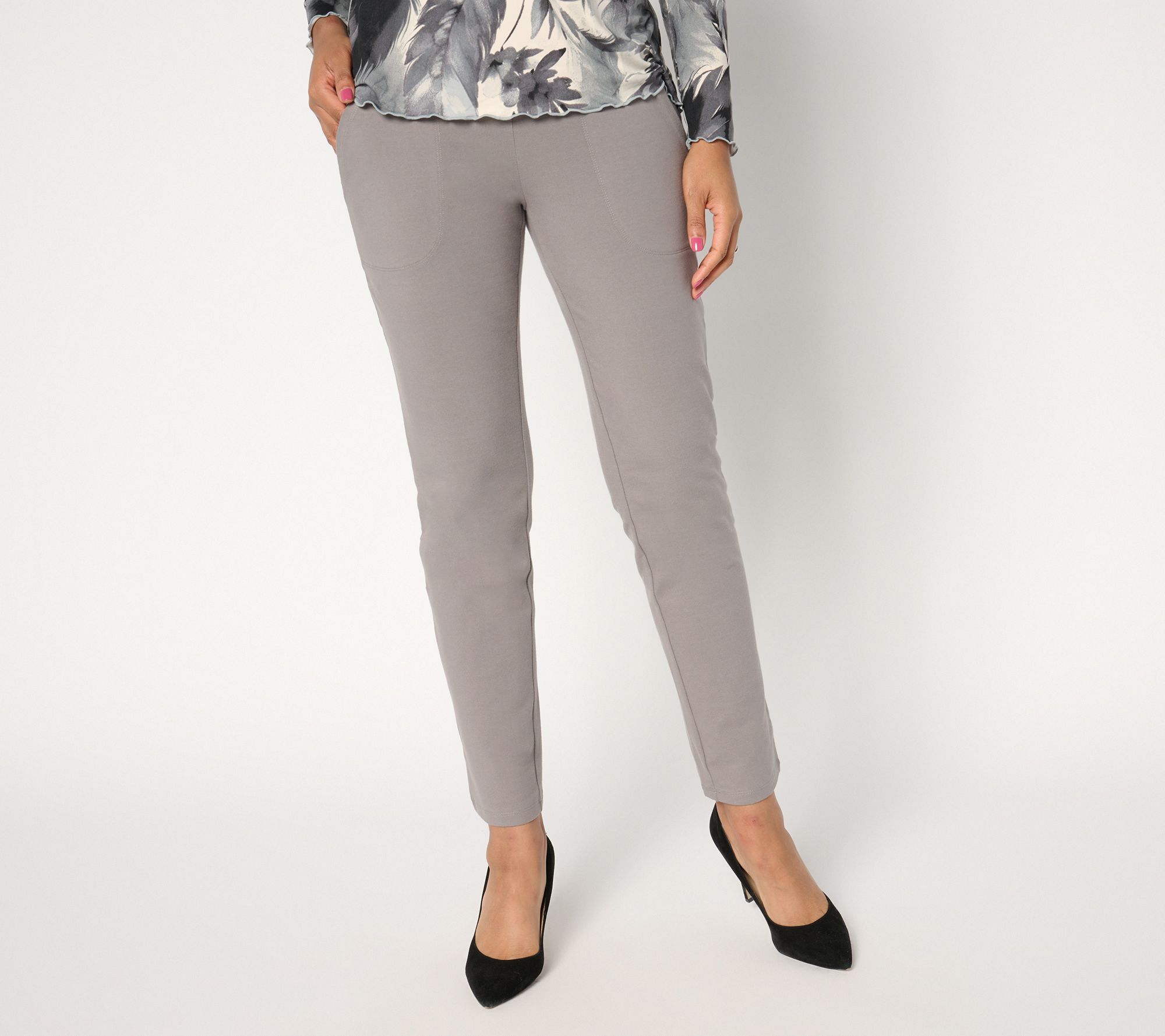 "As Is" Women with Control Tummy Control Tall Slim Leg Pant