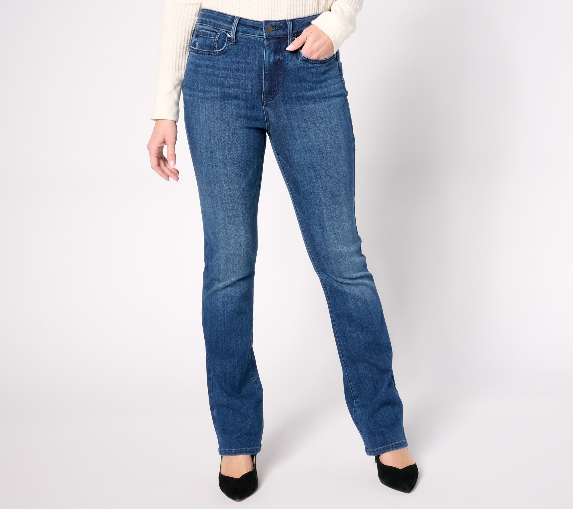 "As Is" NYDJ High Rise Billie Mini Boot-Cut Jean w/Sure Stretch
