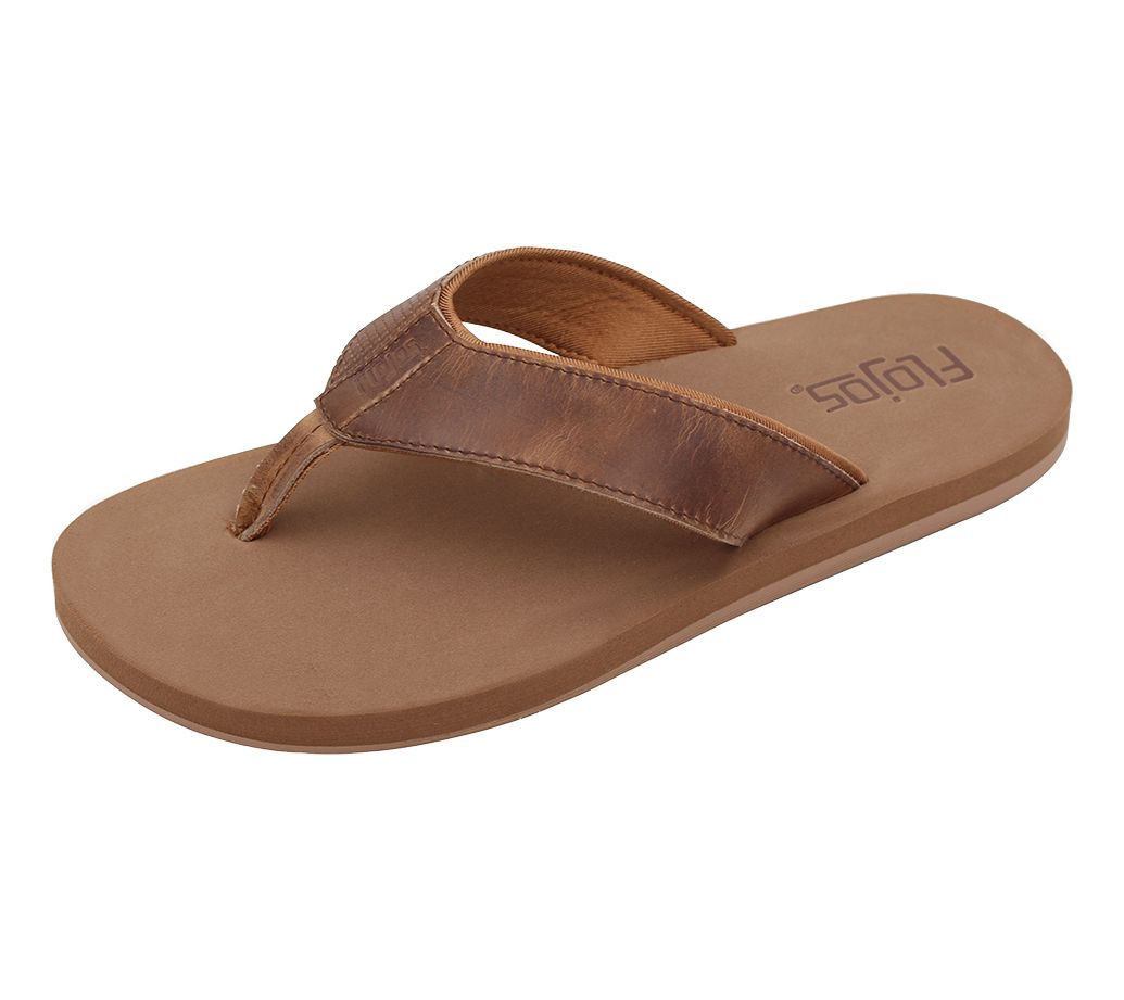 Flojos Men's Leather Thong Sandal - Cole Select