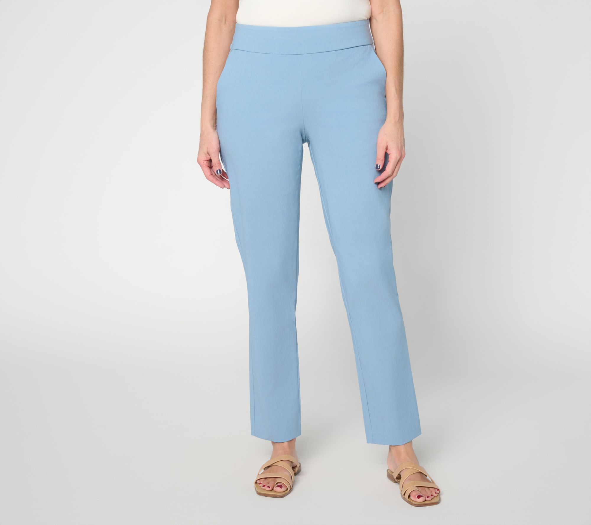 Ree by the Pioneer Woman Petite Straight Leg Woven Trousers