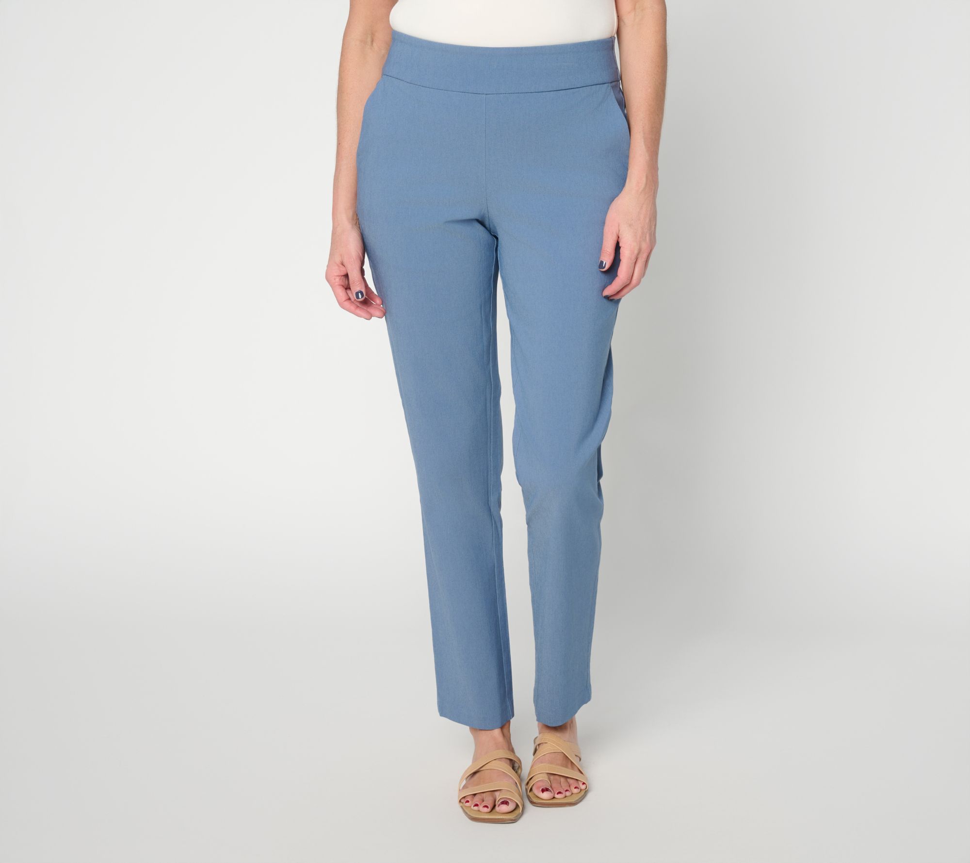 Ree by the Pioneer Woman Petite Straight Leg Woven Trousers