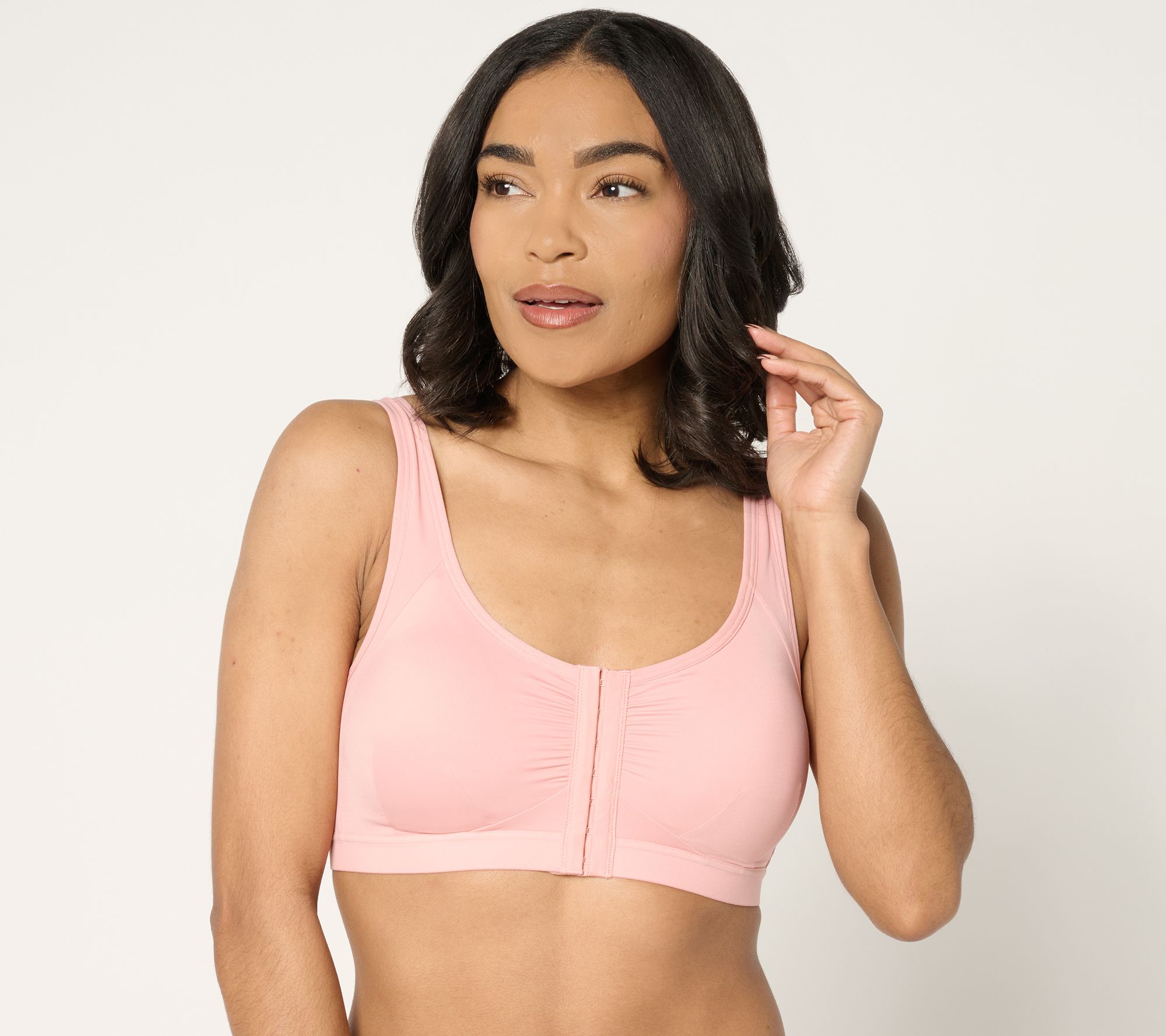 "As Is" AnyBody Intimates Lycra Front Closure Wirefree Bra