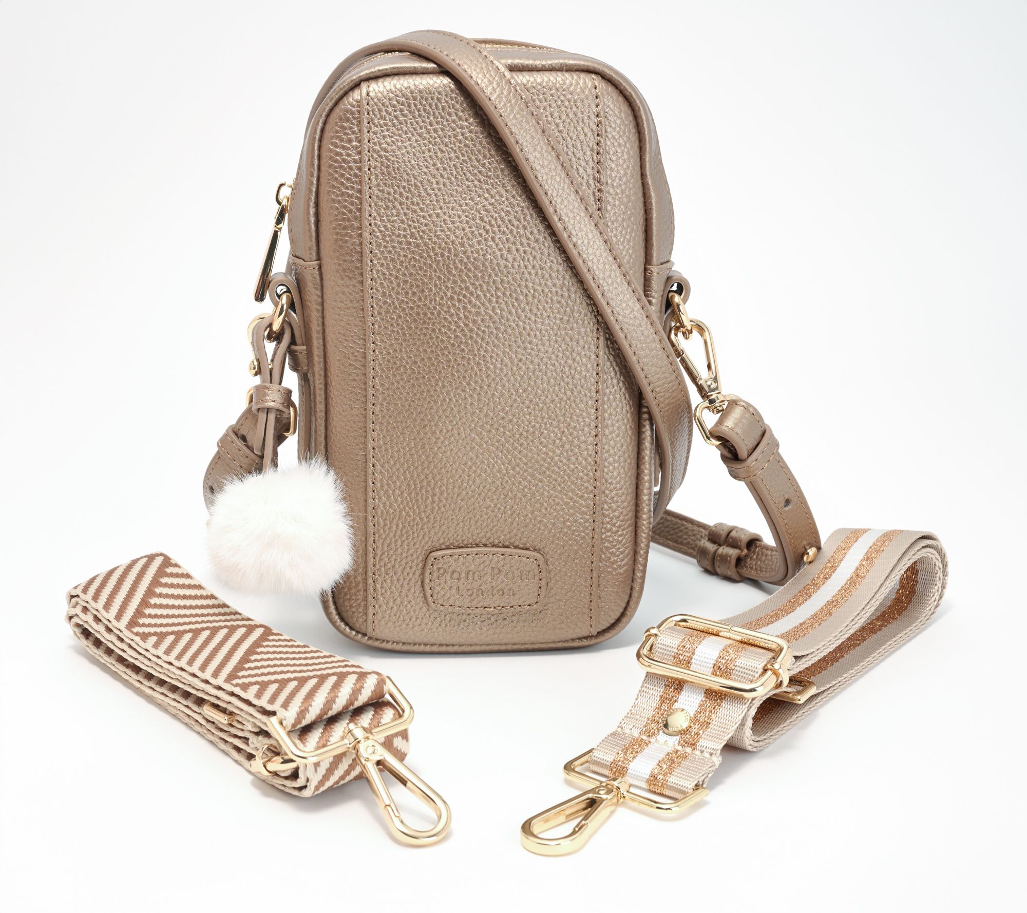 Pom Pom London  Eaton Square Phone Bag