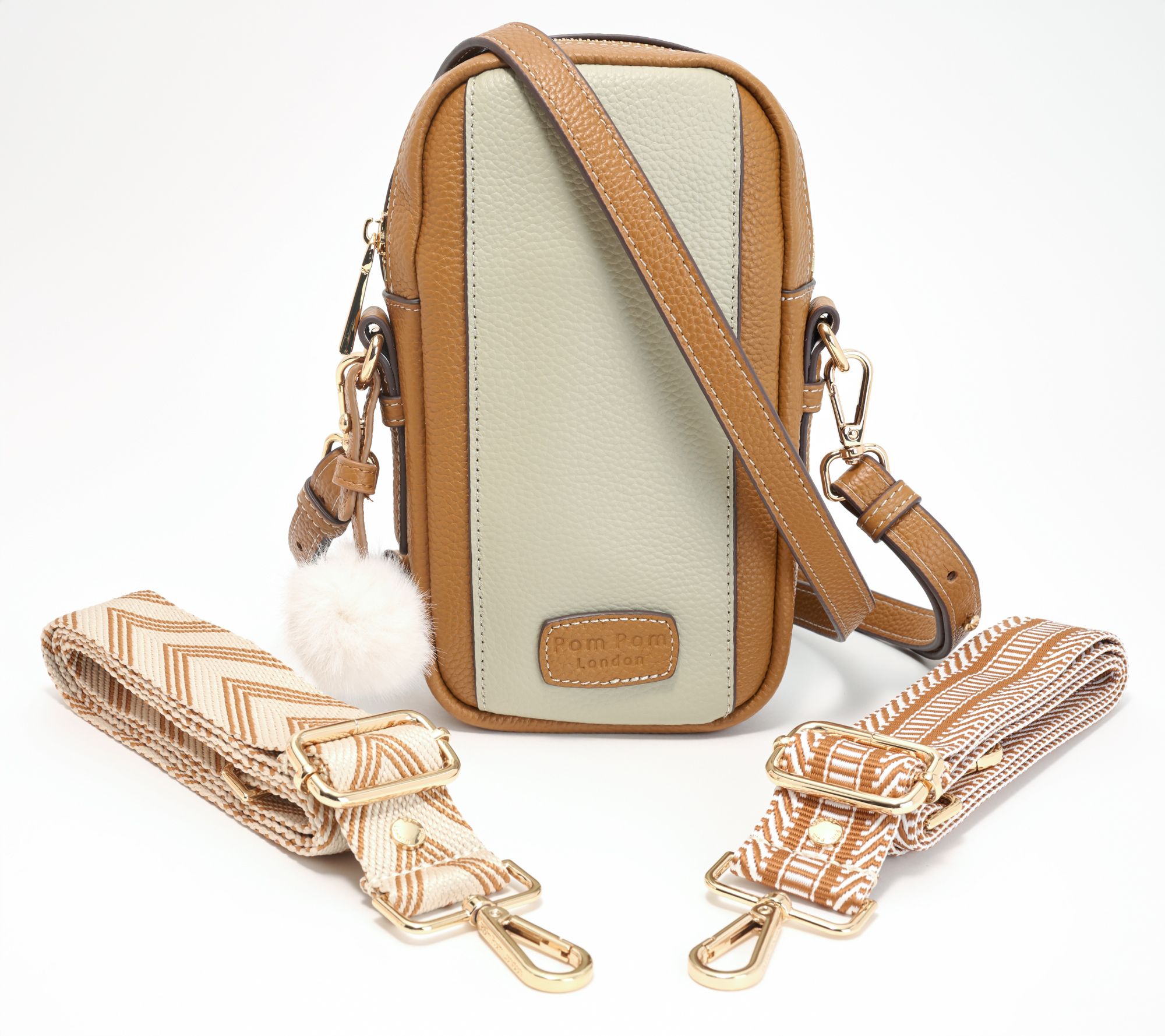 Pom Pom London  Eaton Square Phone Bag