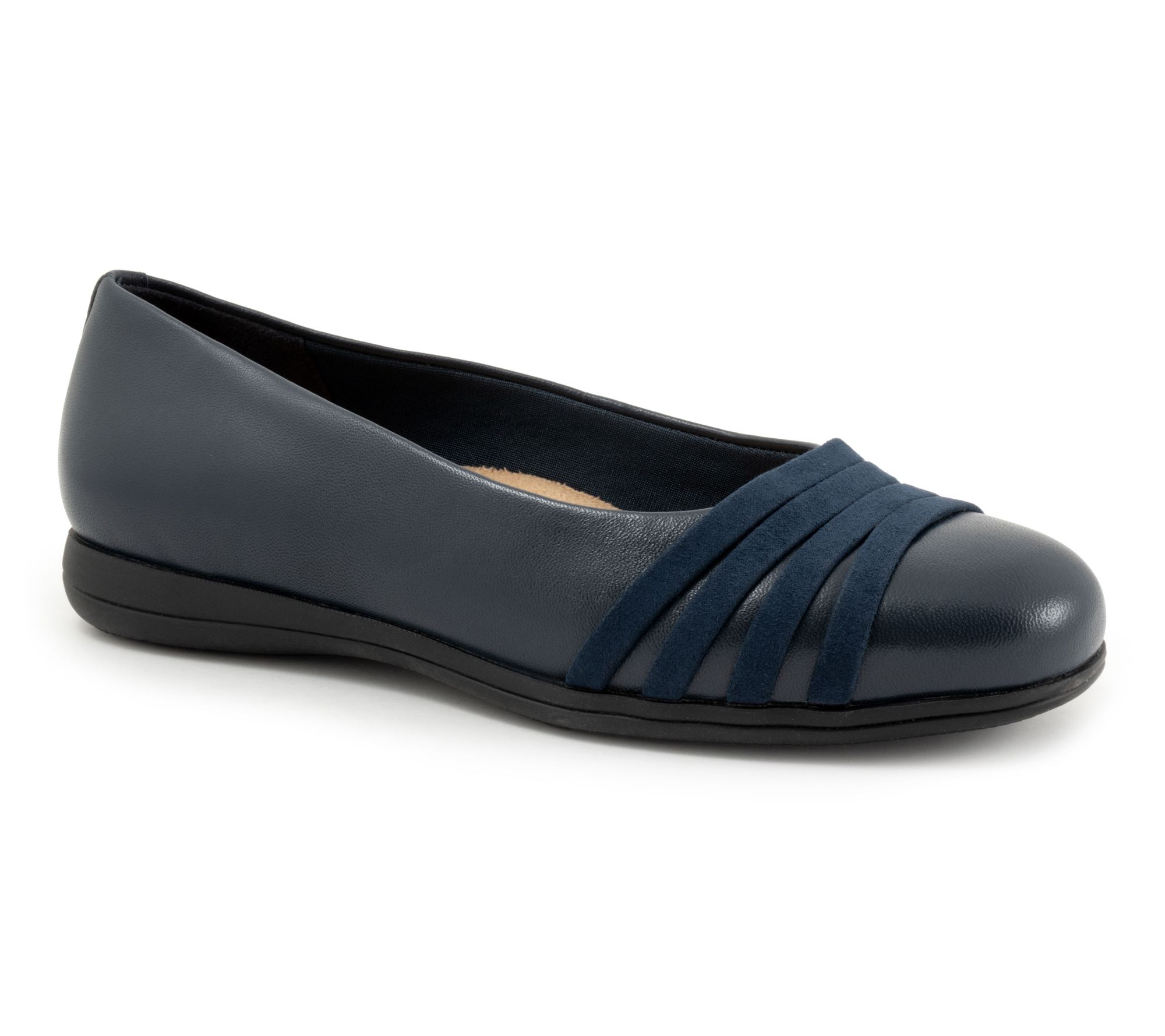 Trotters Drew Leather Flat