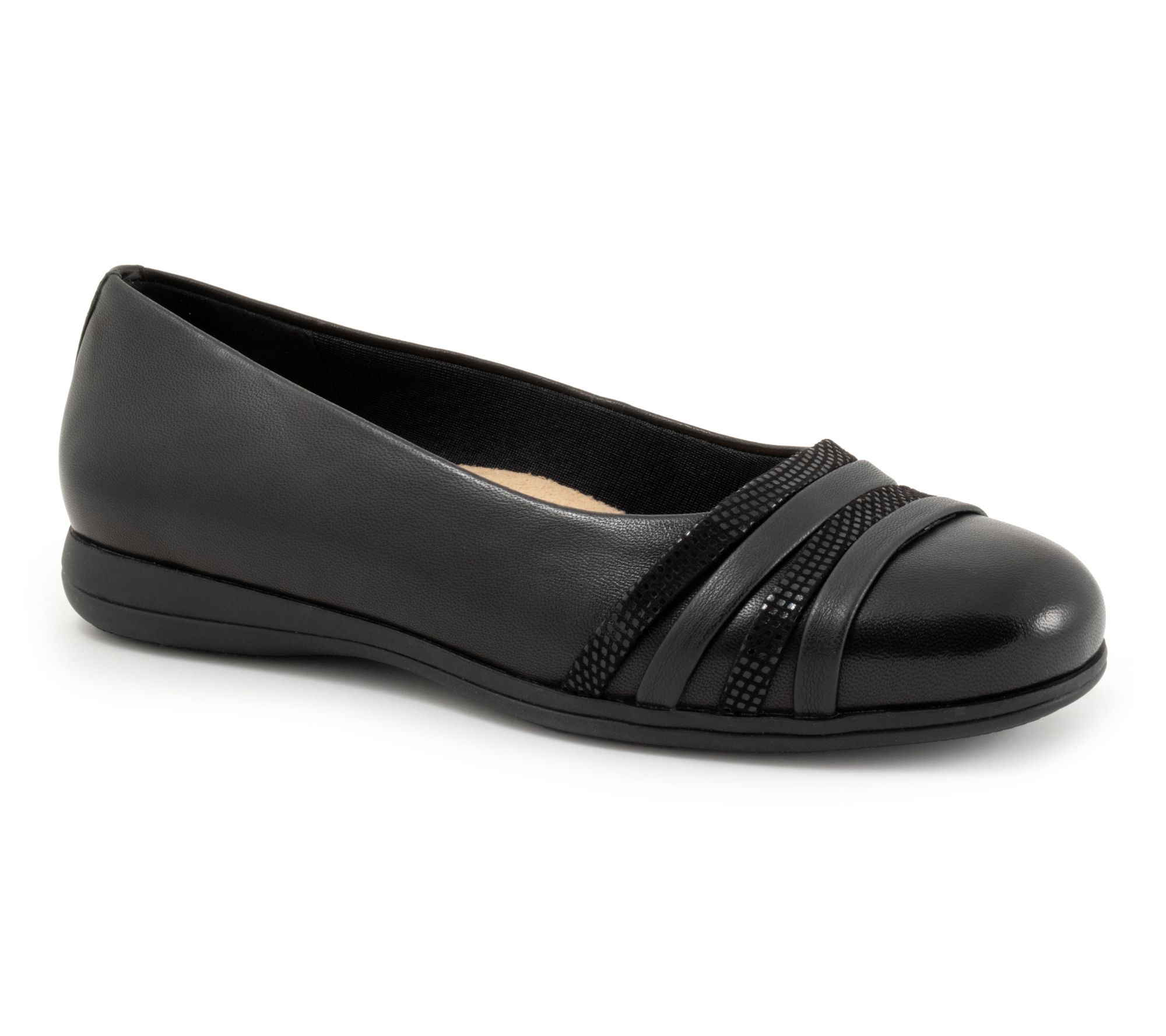 Trotters Drew Leather Flat