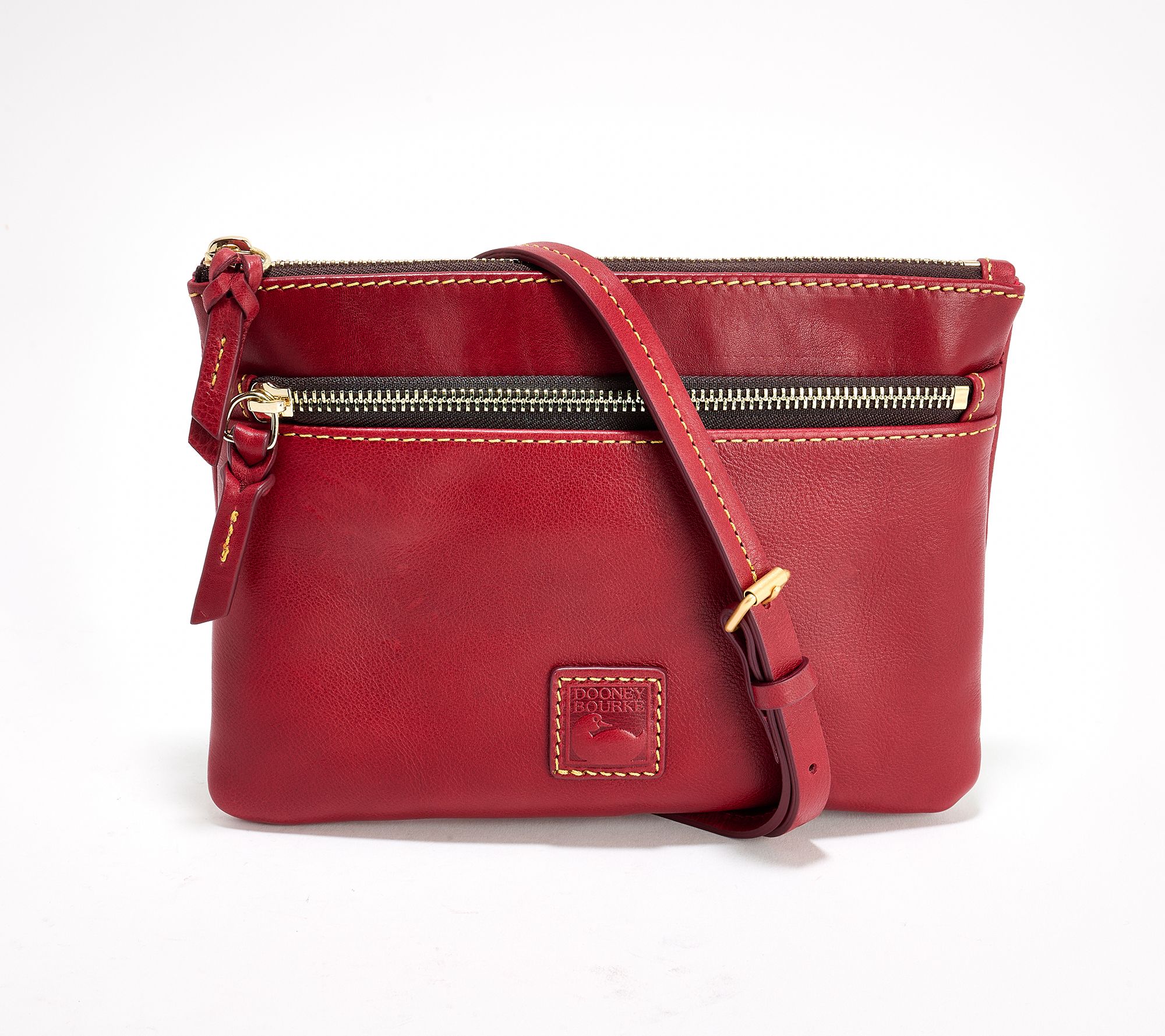 "As Is" Dooney & Bourke Florentine Leather Patsy Crossbody