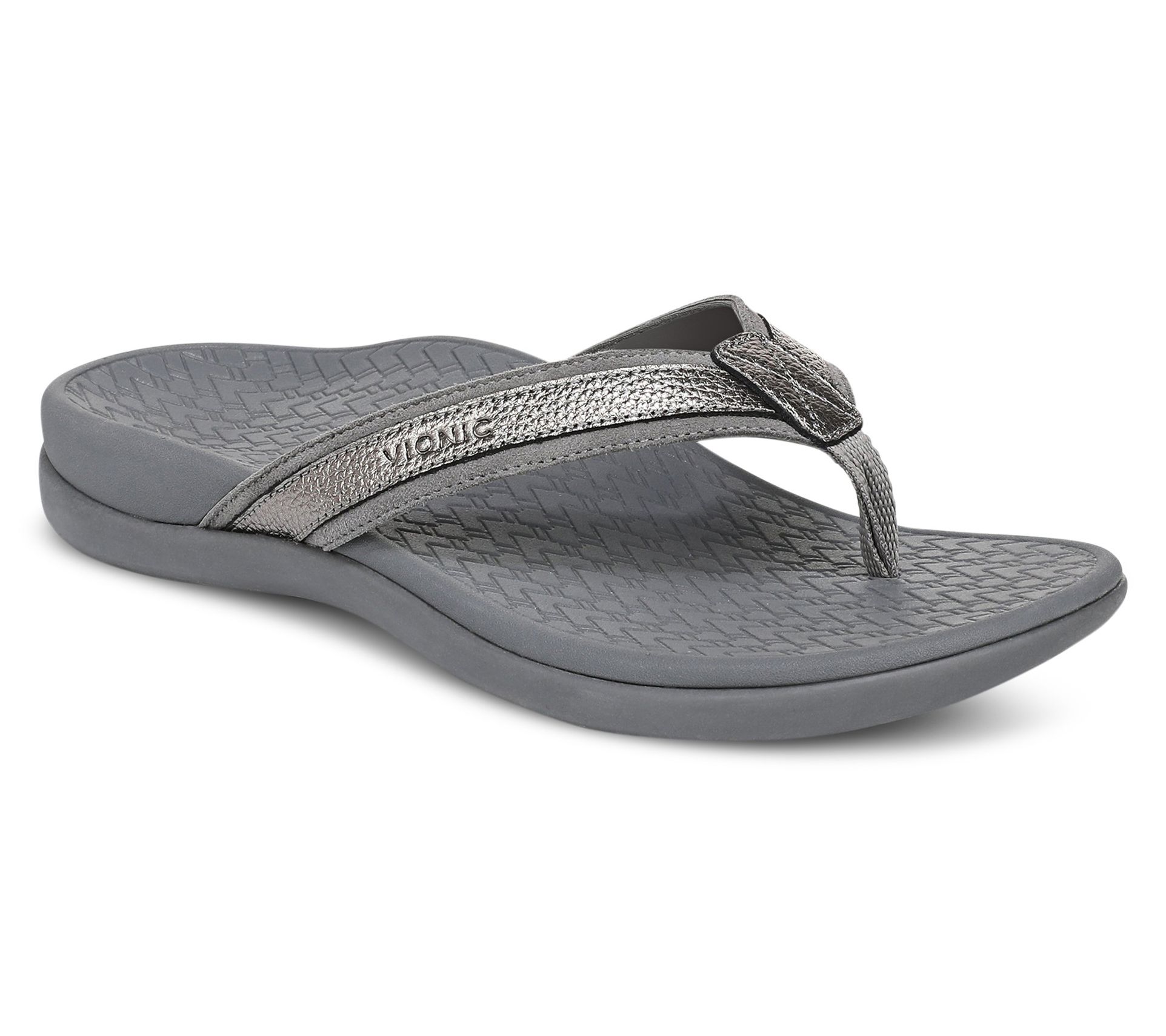 Vionic Leather Thong Sandals - Tide 2.0