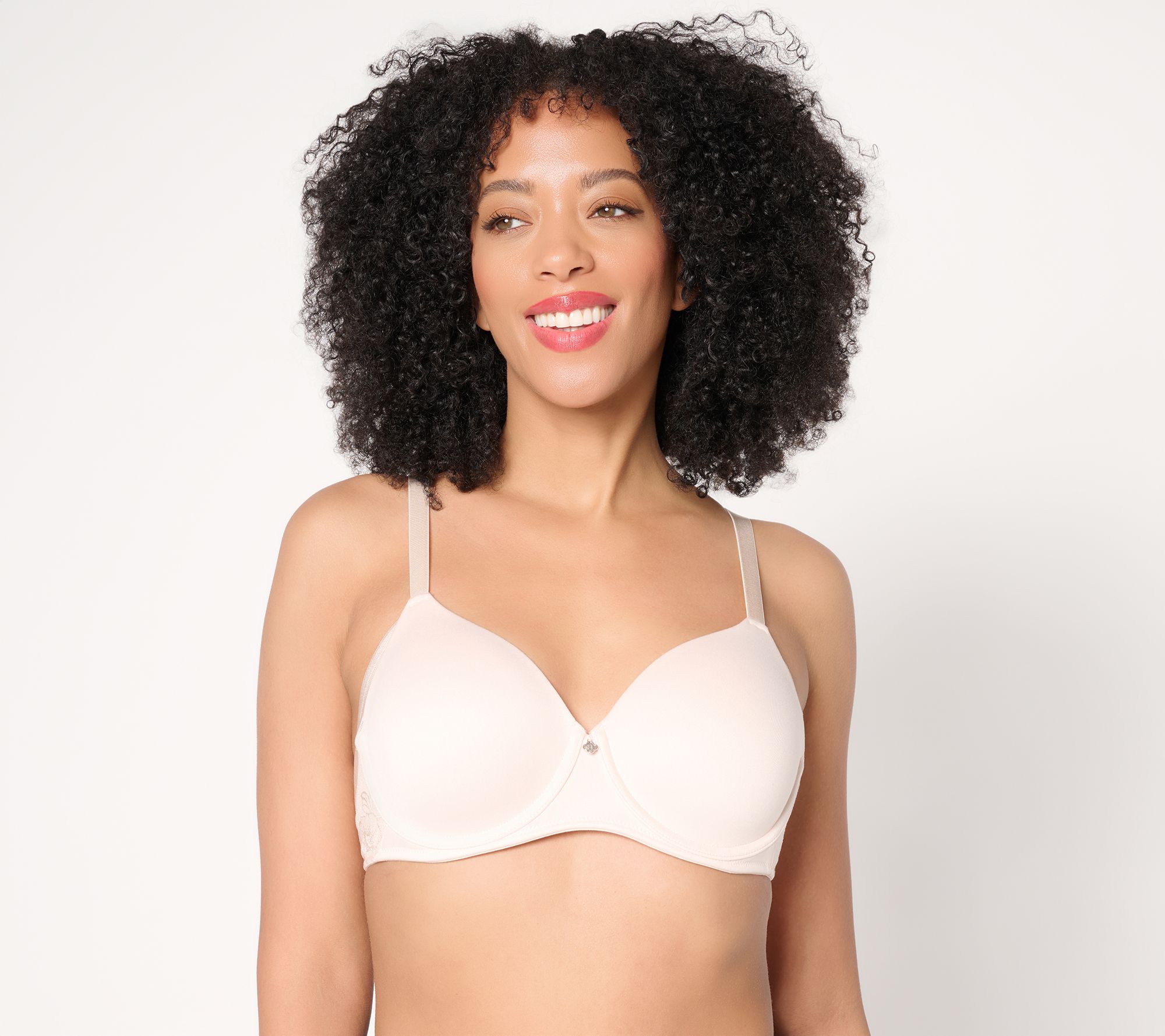 "As Is" Breezies Radiant Lace Underwire T-Shirt Bra