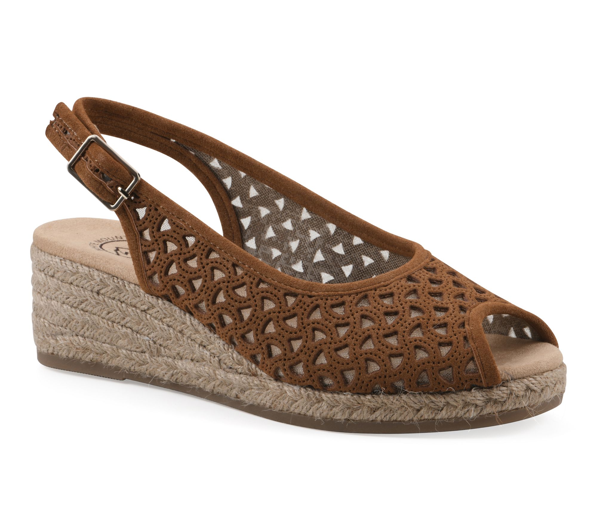 White Mountain Espadrille Wedge Sandal - MaizeII