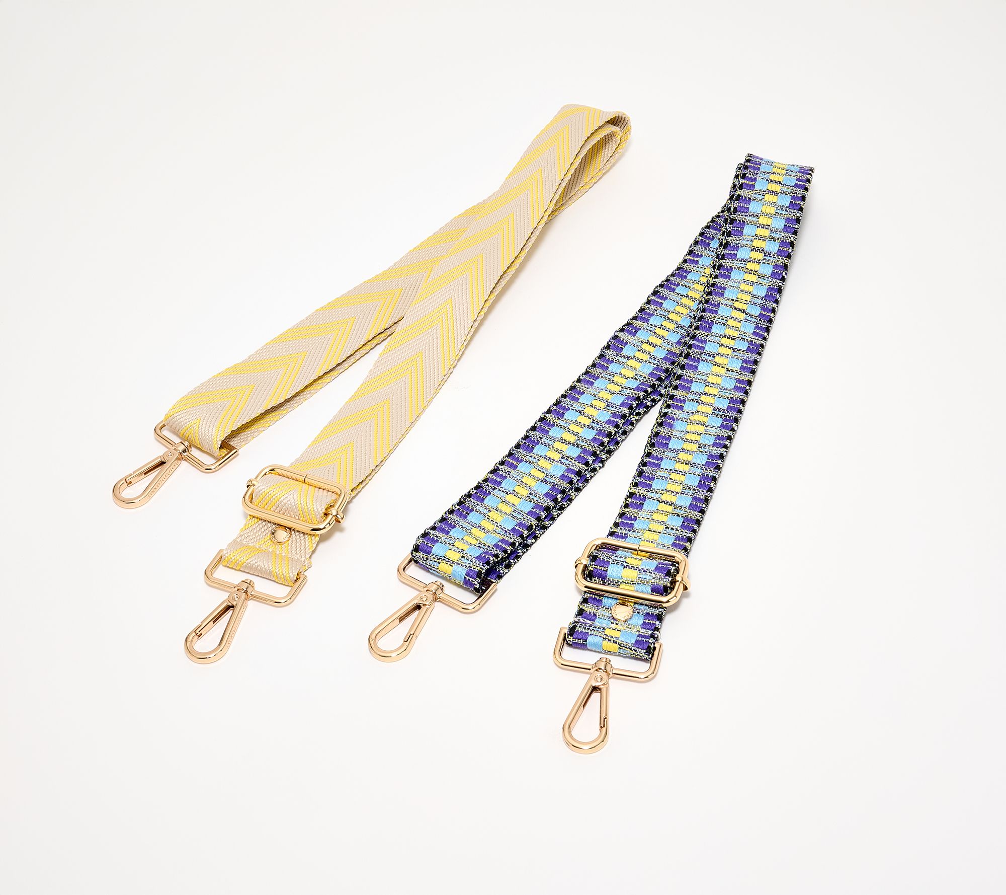 Pom Pom London Set of 2 Woven Crossbody Strap