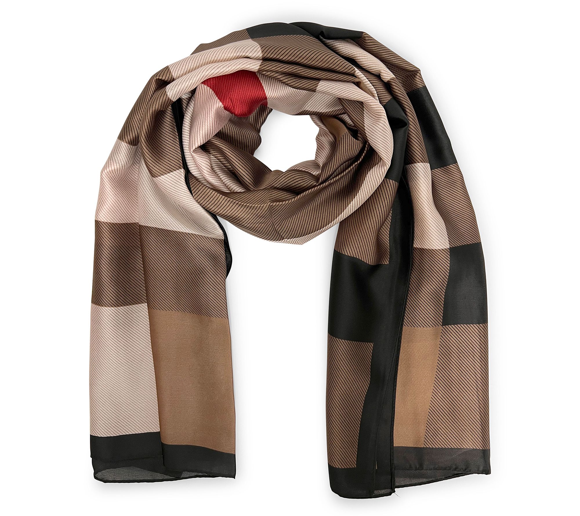 Youzey The Belmont Plaid Lightweight UltrasoftScarf 35"x70"