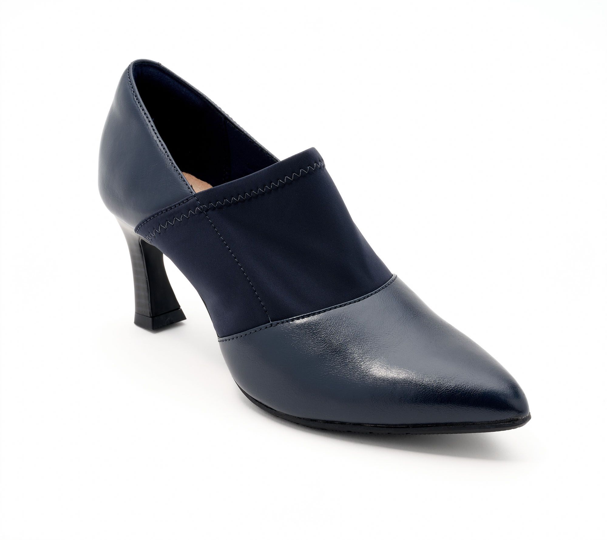 Clarks Collection Leather Heeled Shooties -Tammitha Sleek