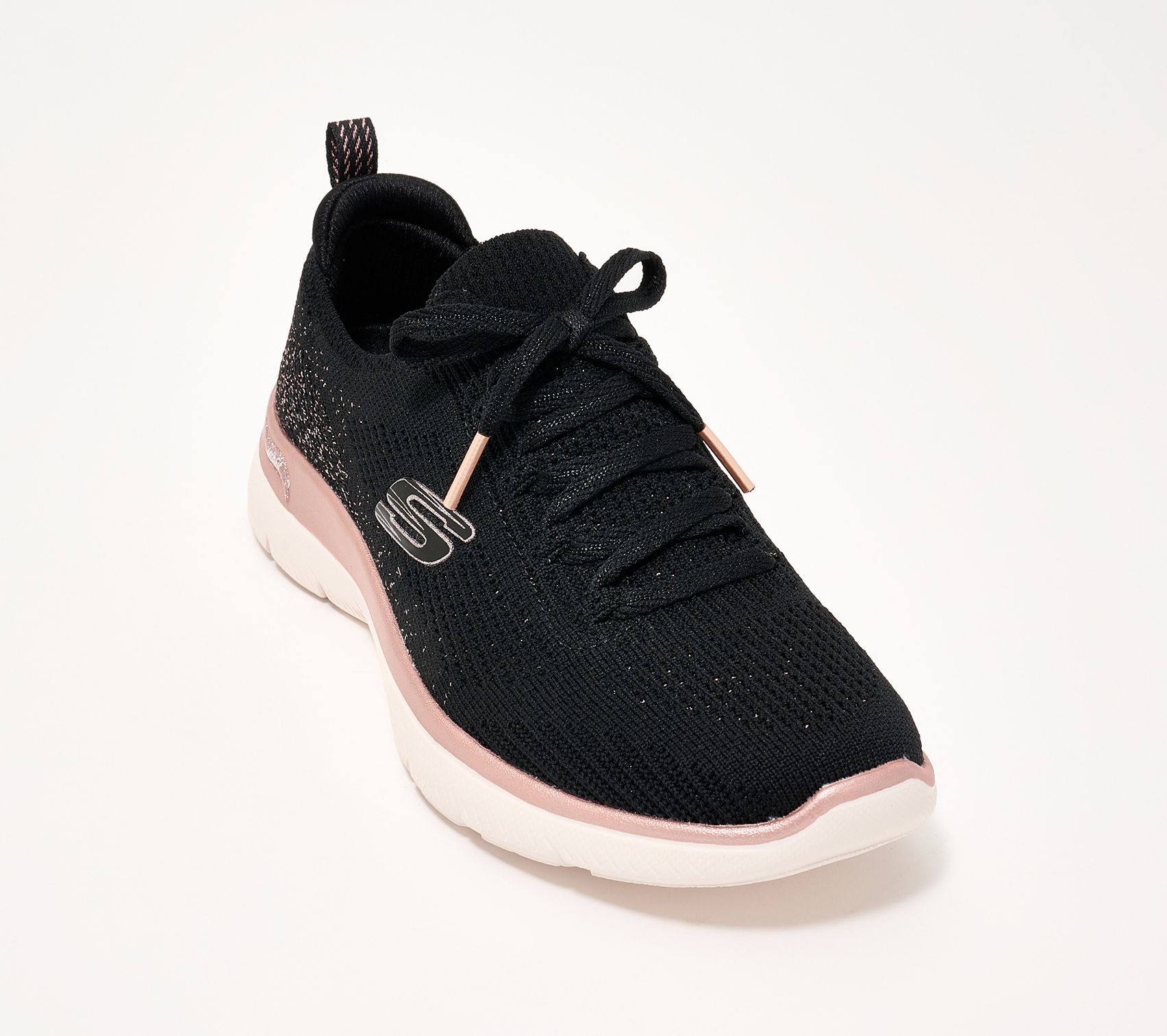 Skechers Arch Fit Metallic Fixed Lace Summits Sneaker
