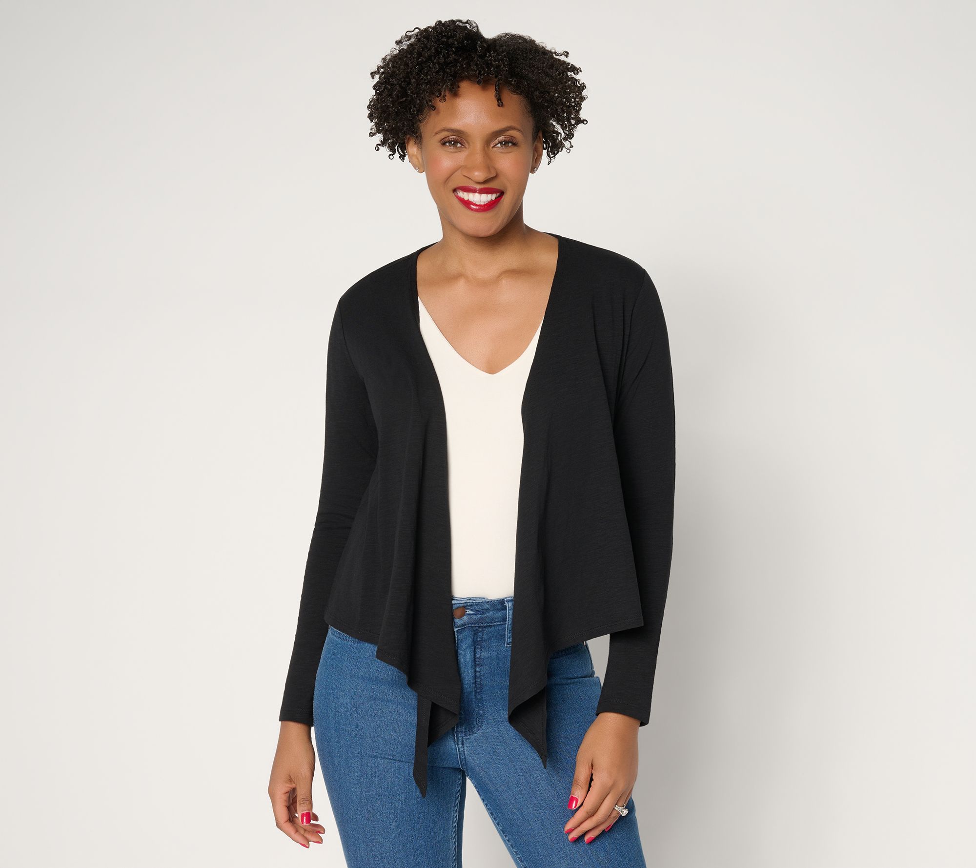 "As Is" Belle by Kim Gravel Slub Knit Seas the Look Shrug