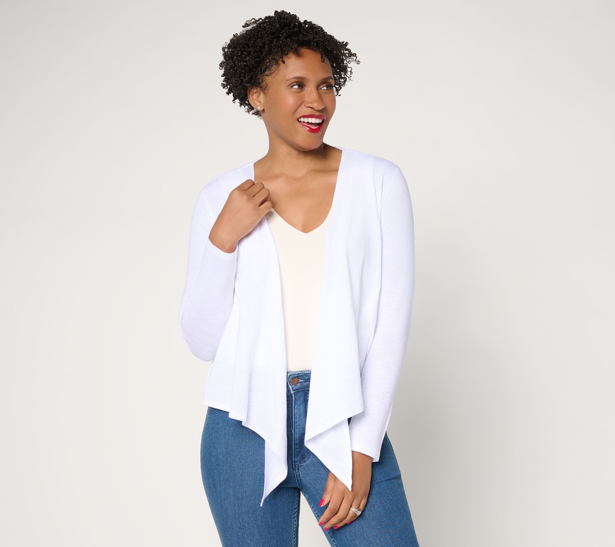 "As Is" Belle by Kim Gravel Slub Knit Seas the Look Shrug