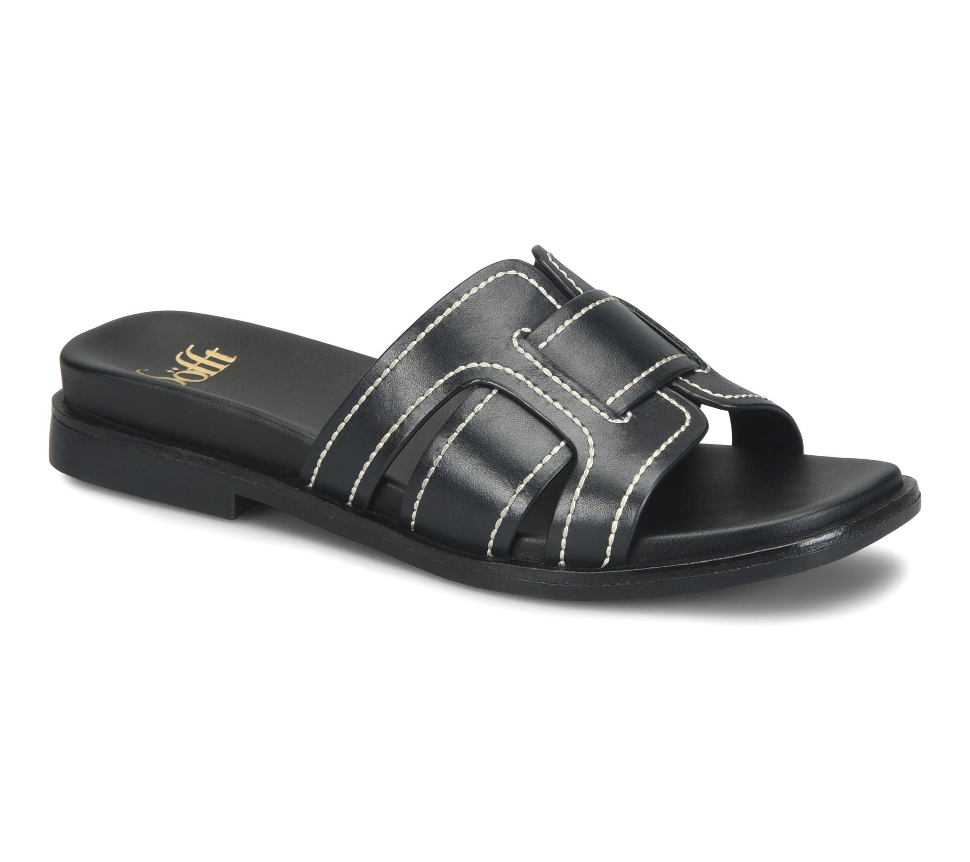 Sofft Leather Fisherman Slide Sandal - Rachel