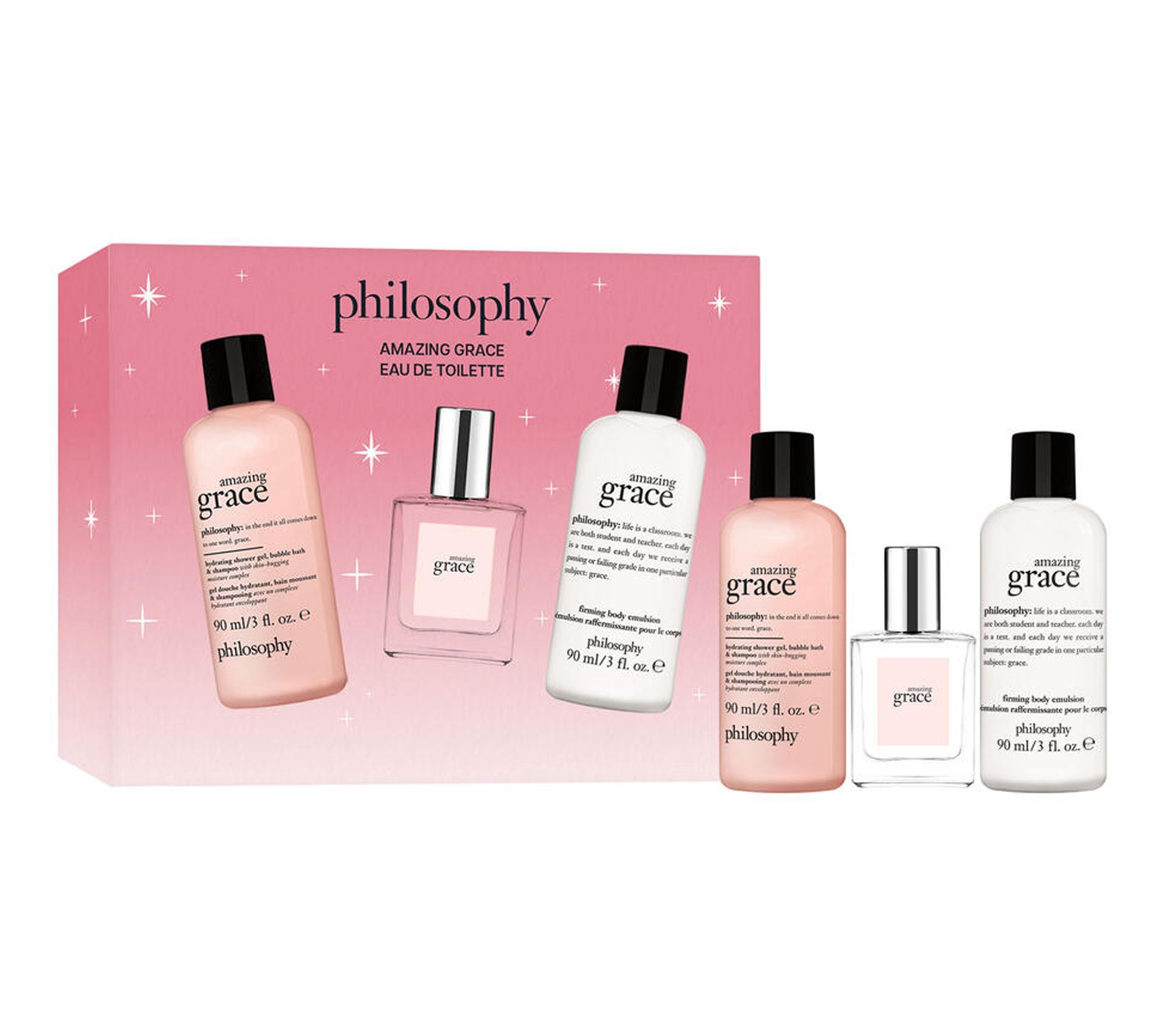 philosophy mini amazing grace trio gift set