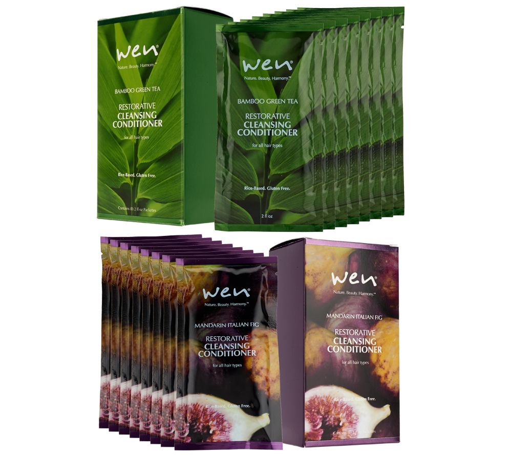 Wen By Chaz Dean Rice Cleansing Conditioner 16pc Travel Set Page