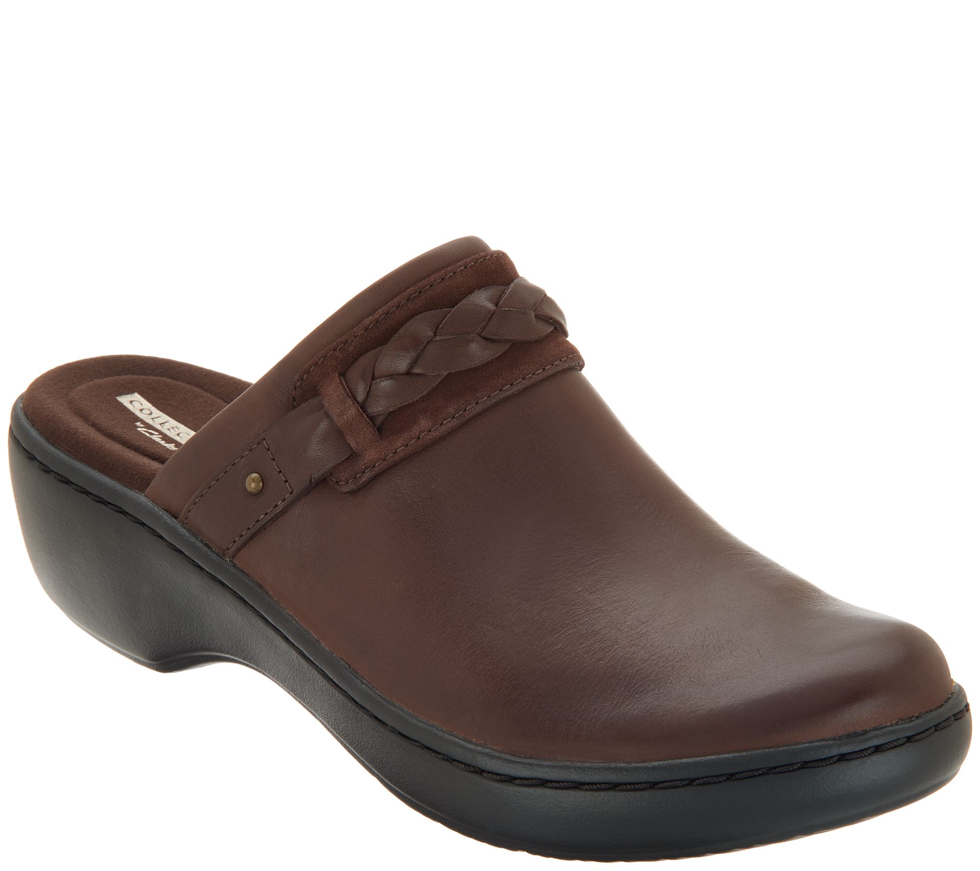 qvc clarks clogs