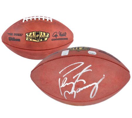Super Bowl XLIV Champions Colts Peyton Manning Autographed Football 