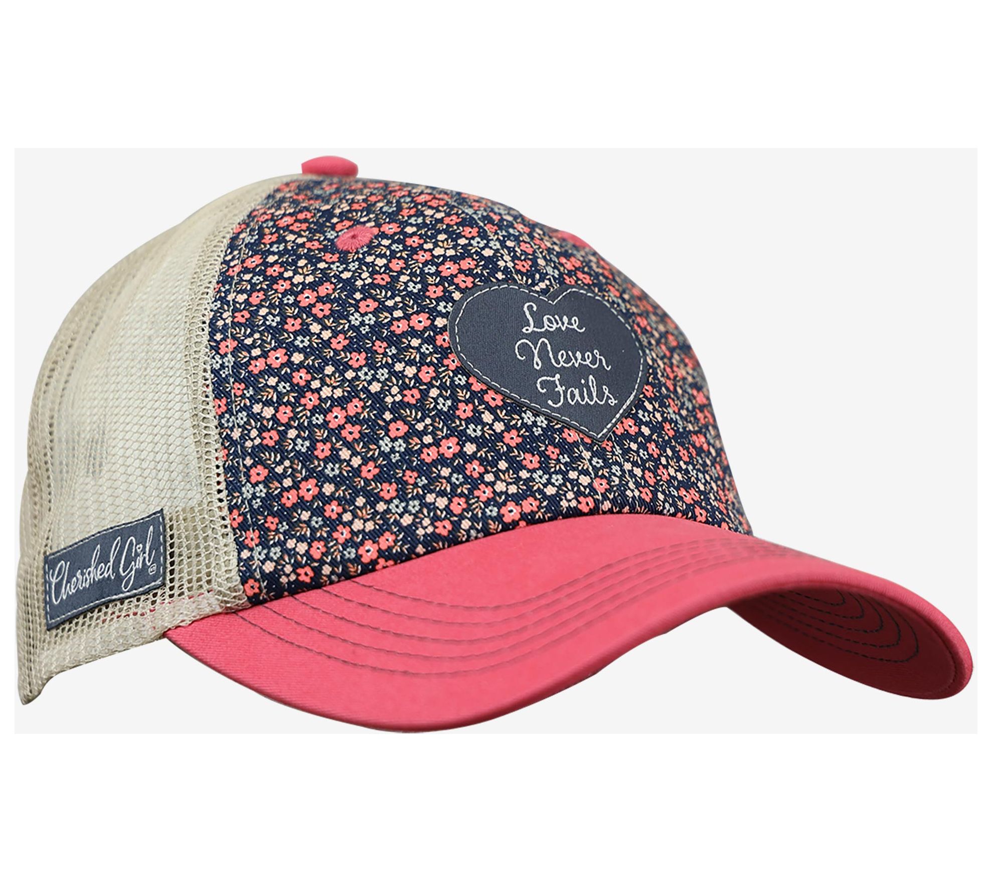 Cherished Girl Cap - Love Never Fails Floral